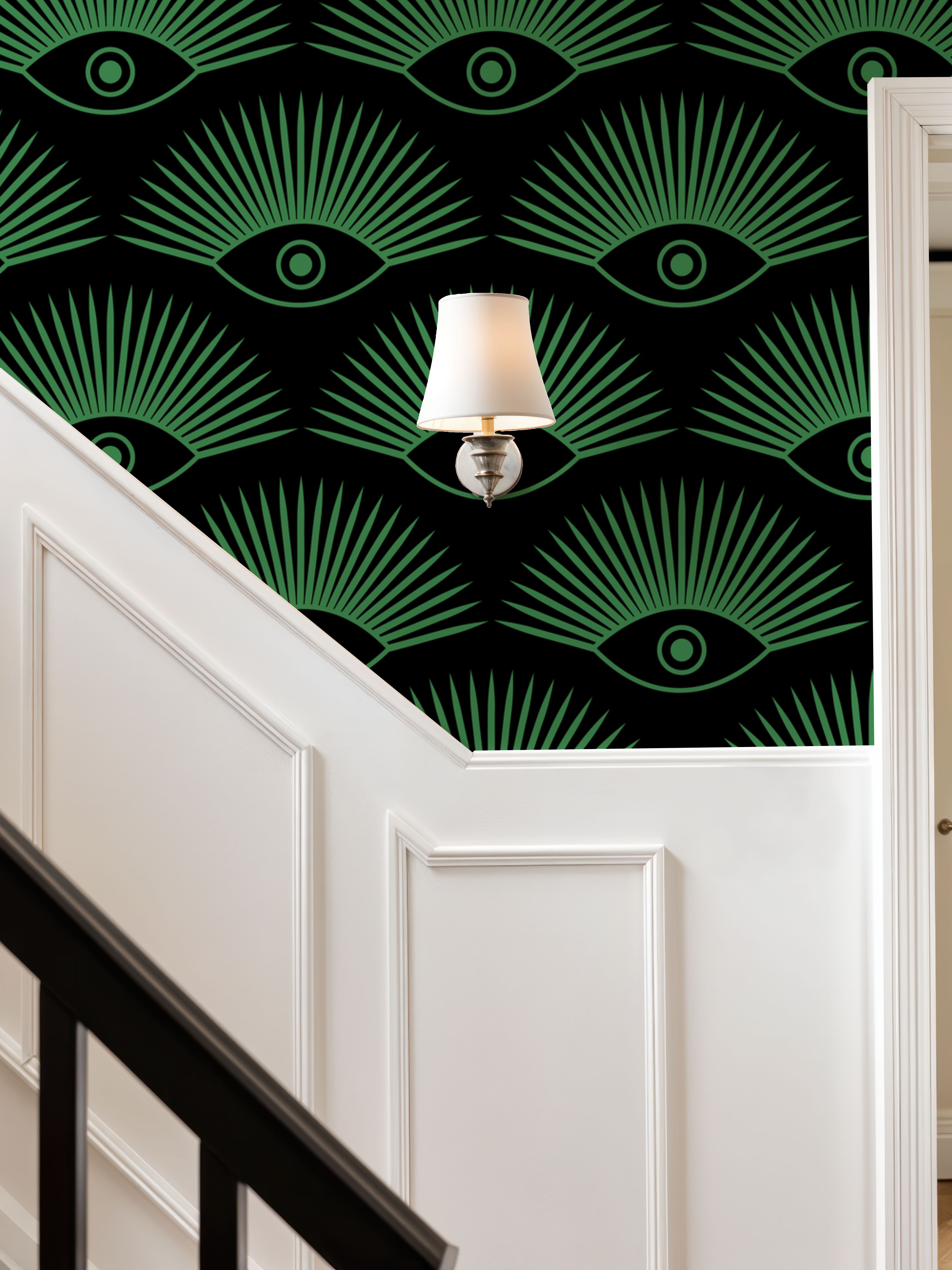 Art Deco Eye, Emerald