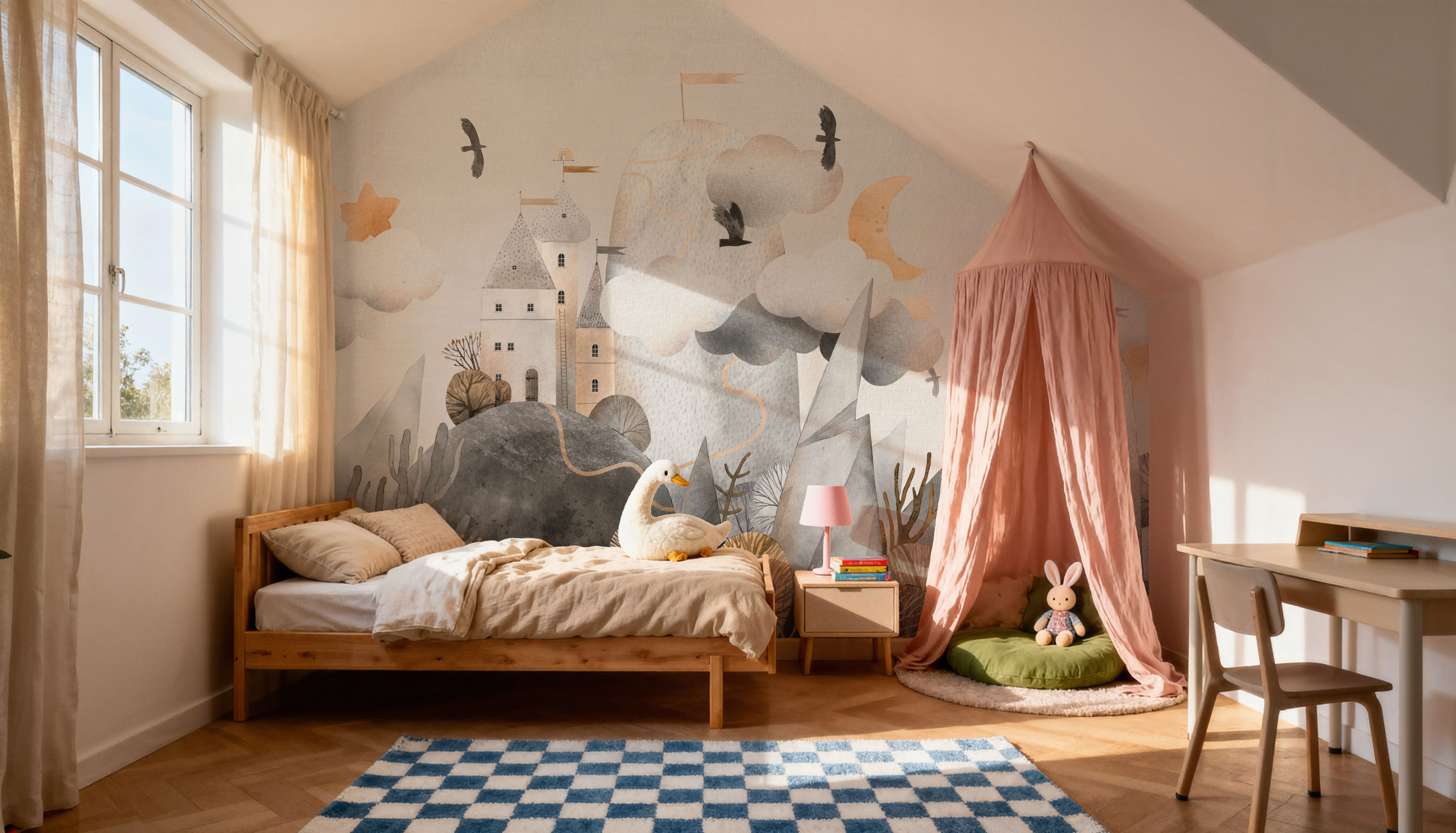 The Fairy Tale Landscape, Wallpaper