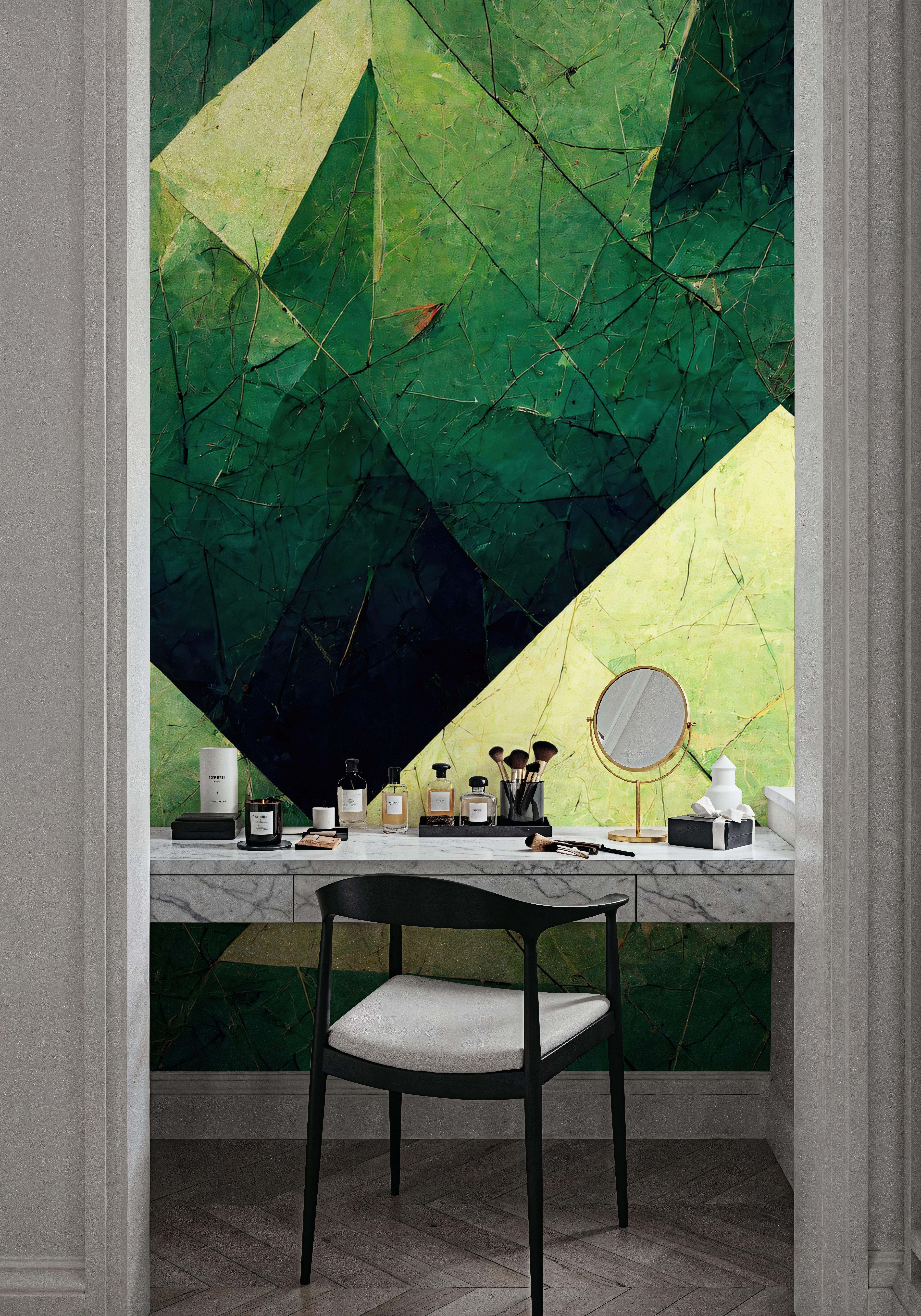 Reduced Mountains Green