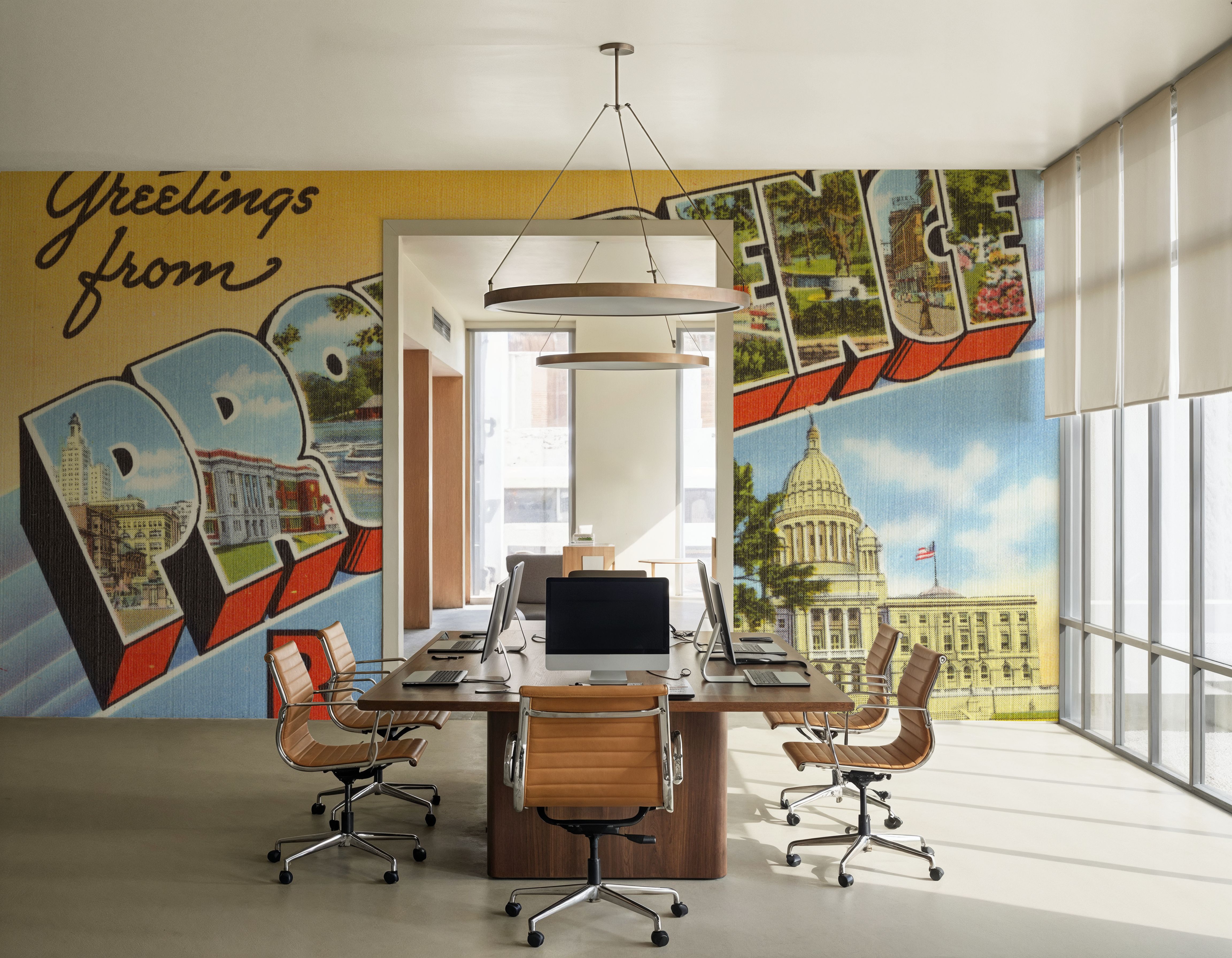 Greetings from Providence - Screenprint Postcard