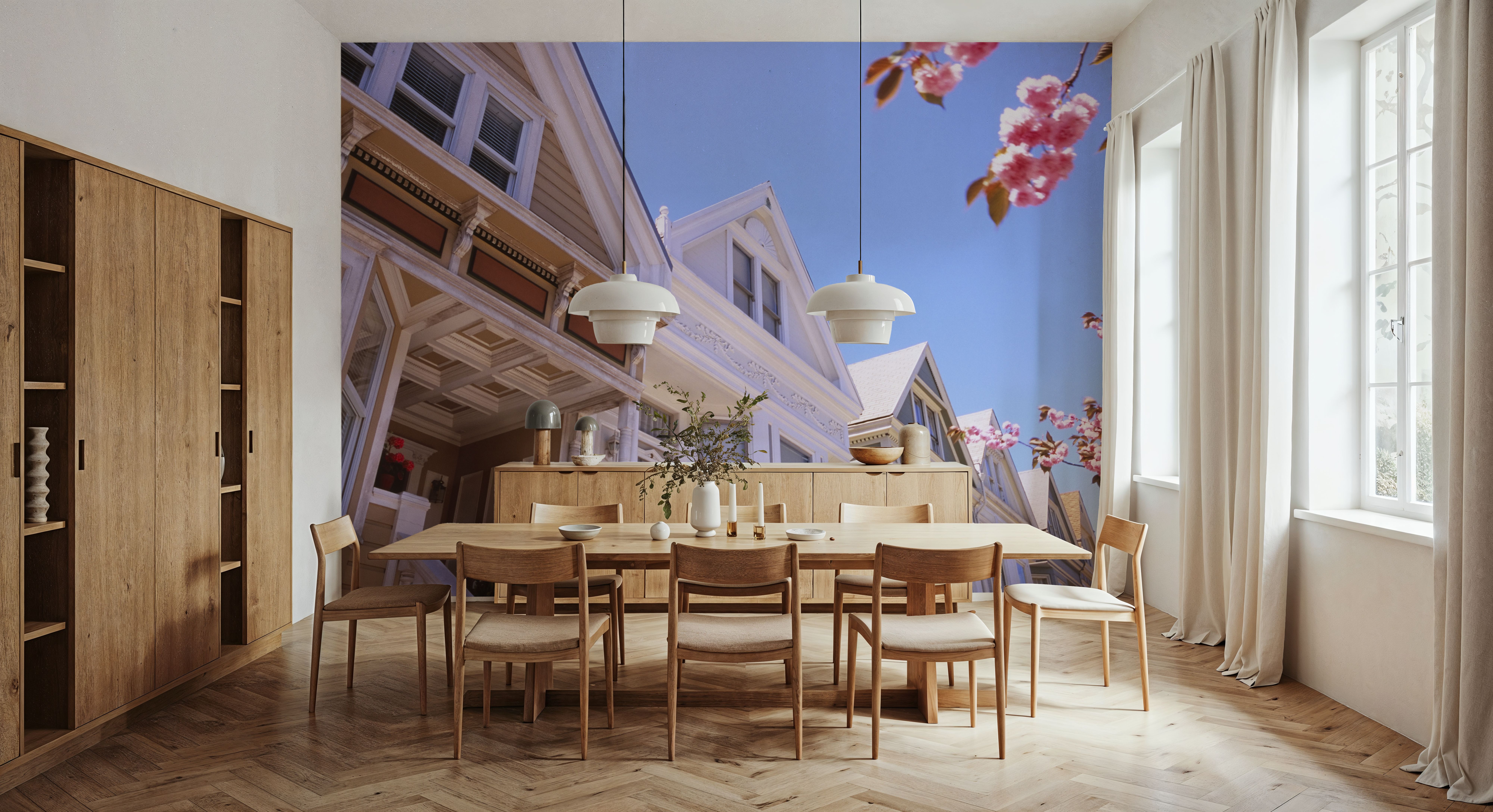 Victorian Blossom, Wallpaper