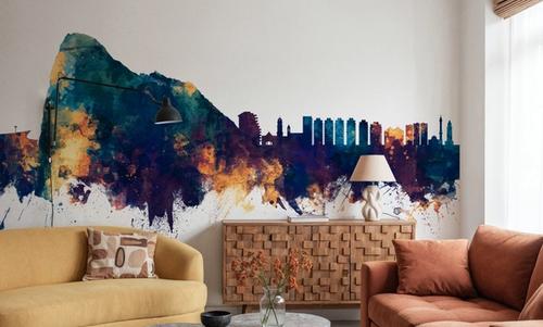 Gibraltar Skyline Blue & Bronze