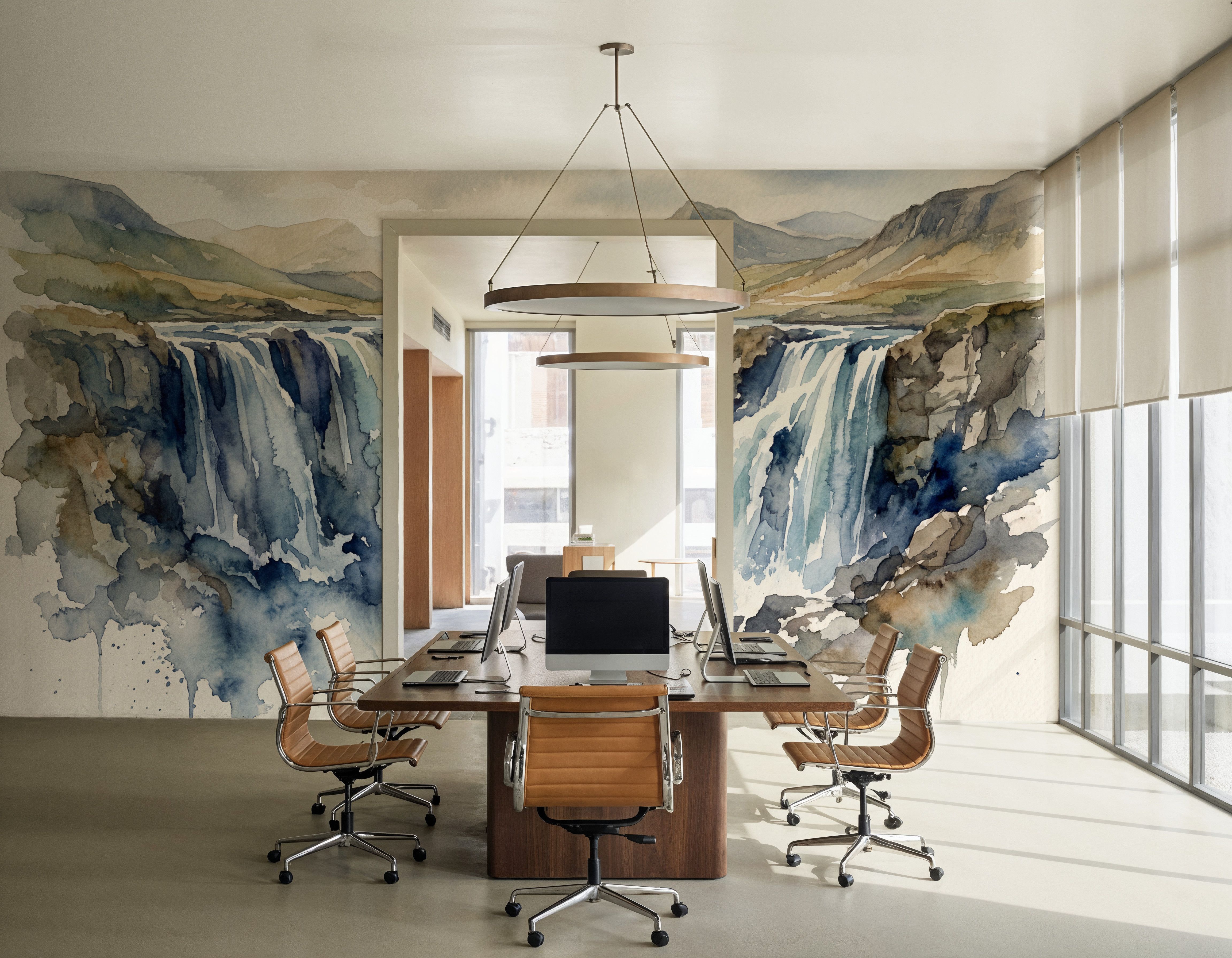 Cascade - Watercolor Landscapes Series