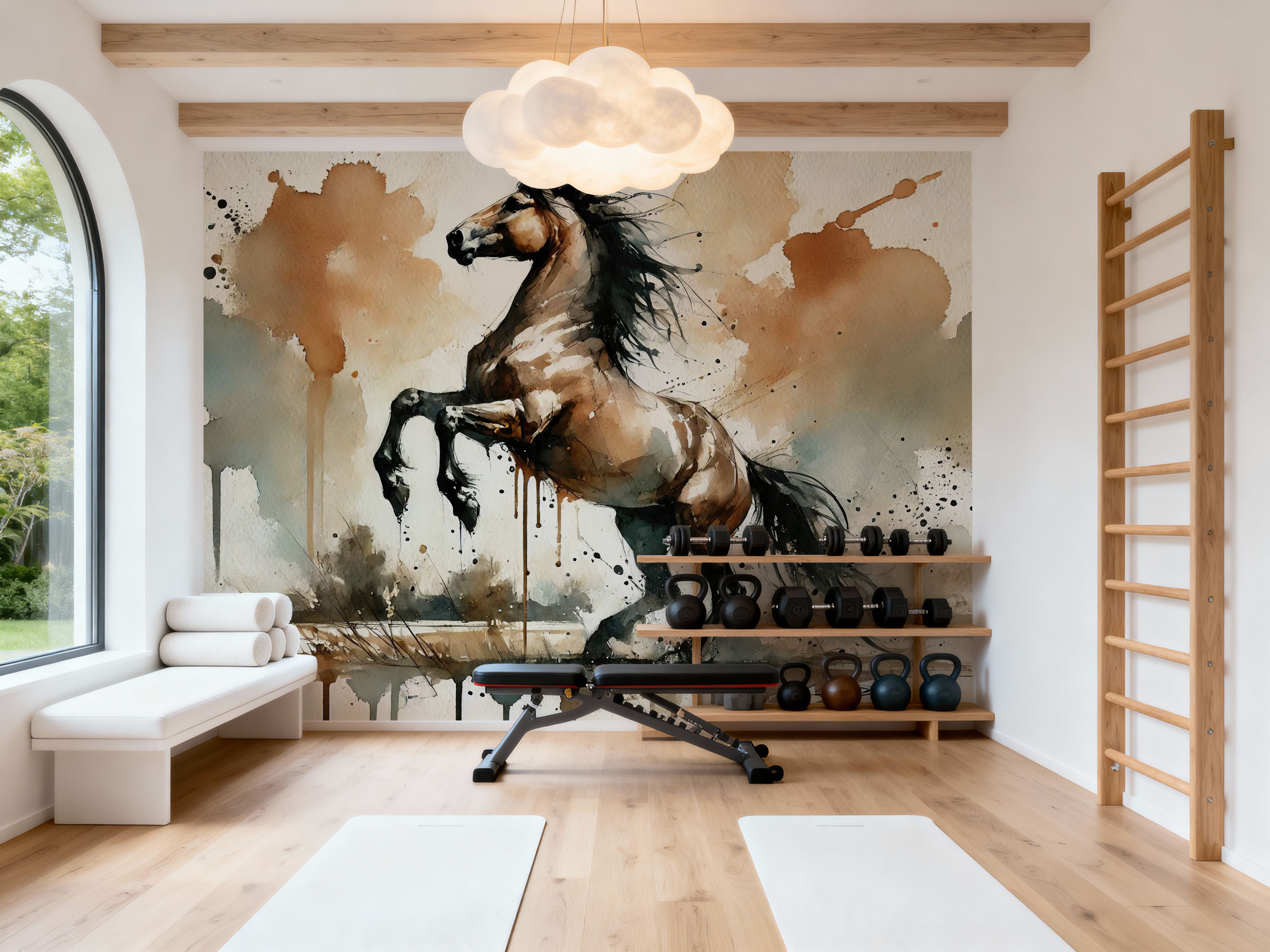 Fiery Horse Elegance