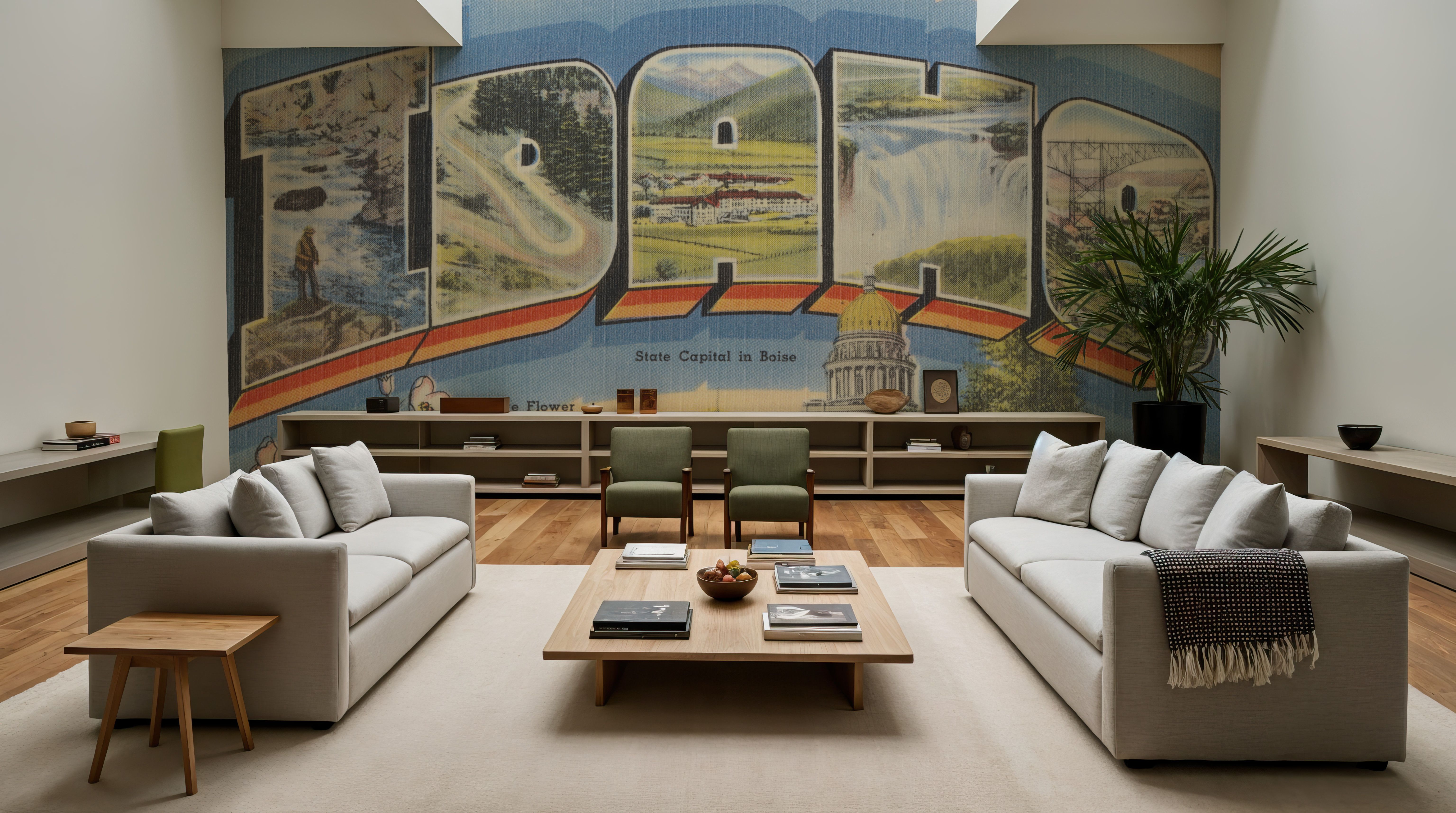 Greetings from Idaho - Screenprint Postcard