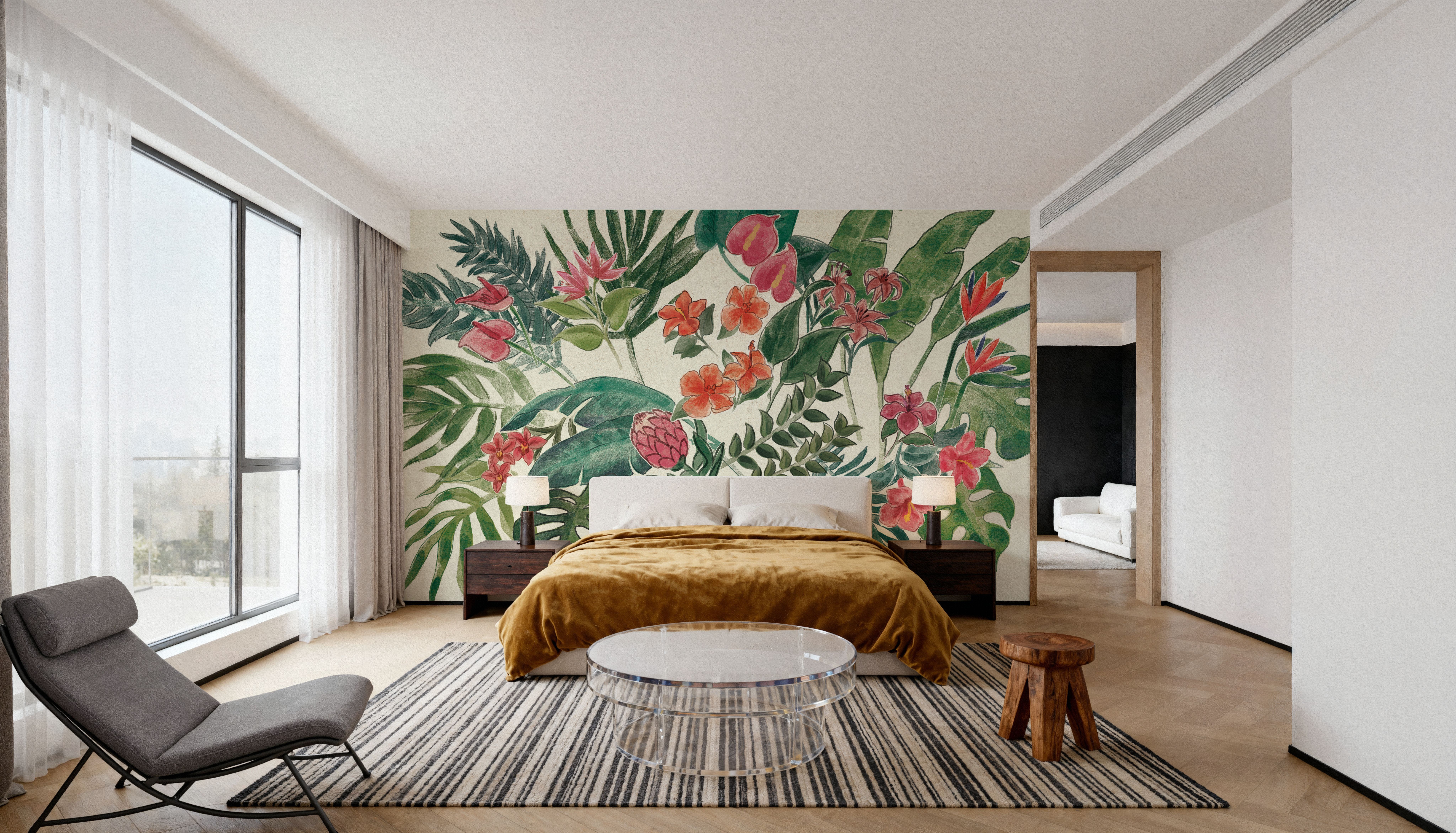 Jungle Vibes VI Leaves, Papel pintado