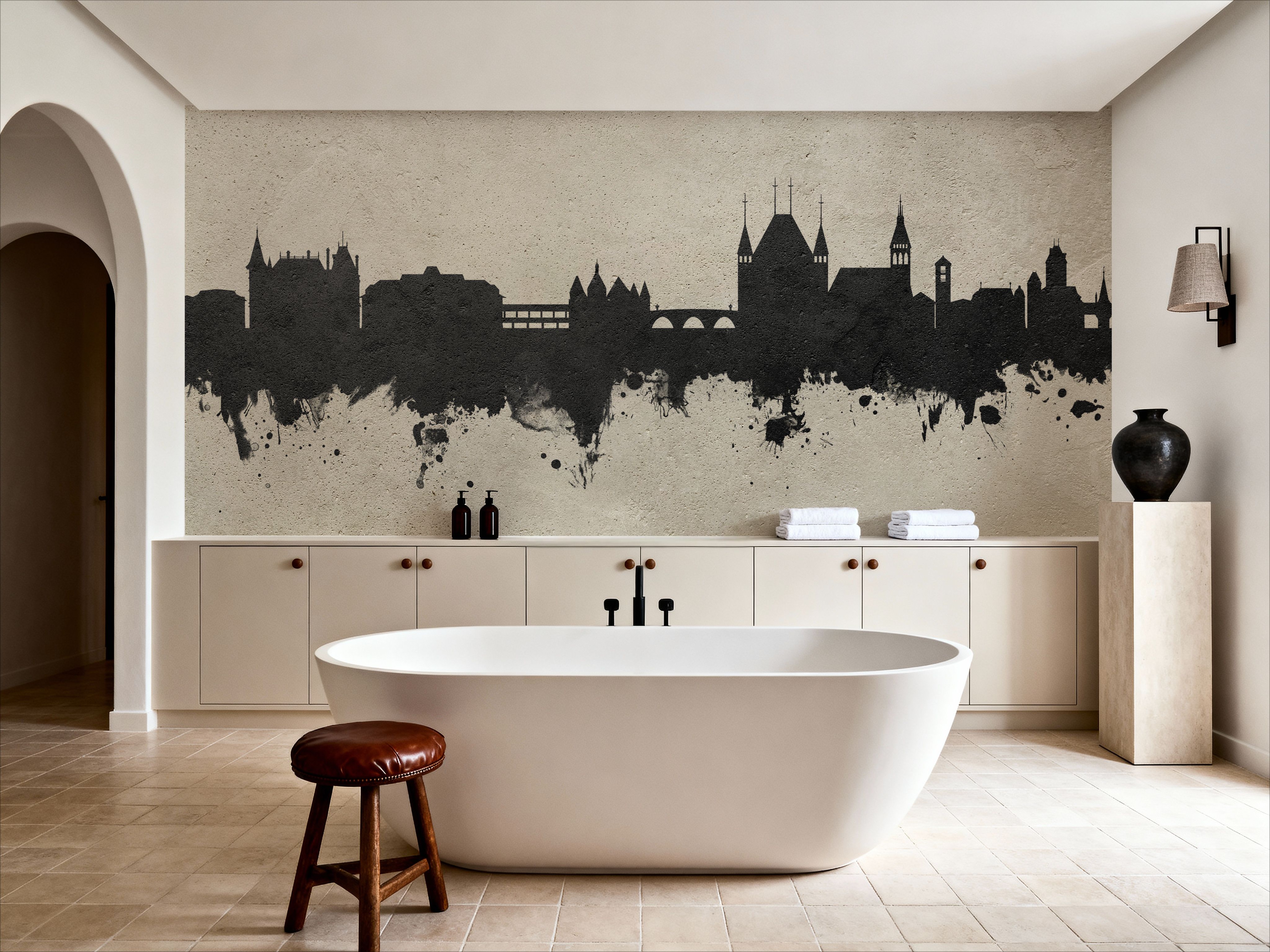 Thun Switzerland Skyline Concrete
