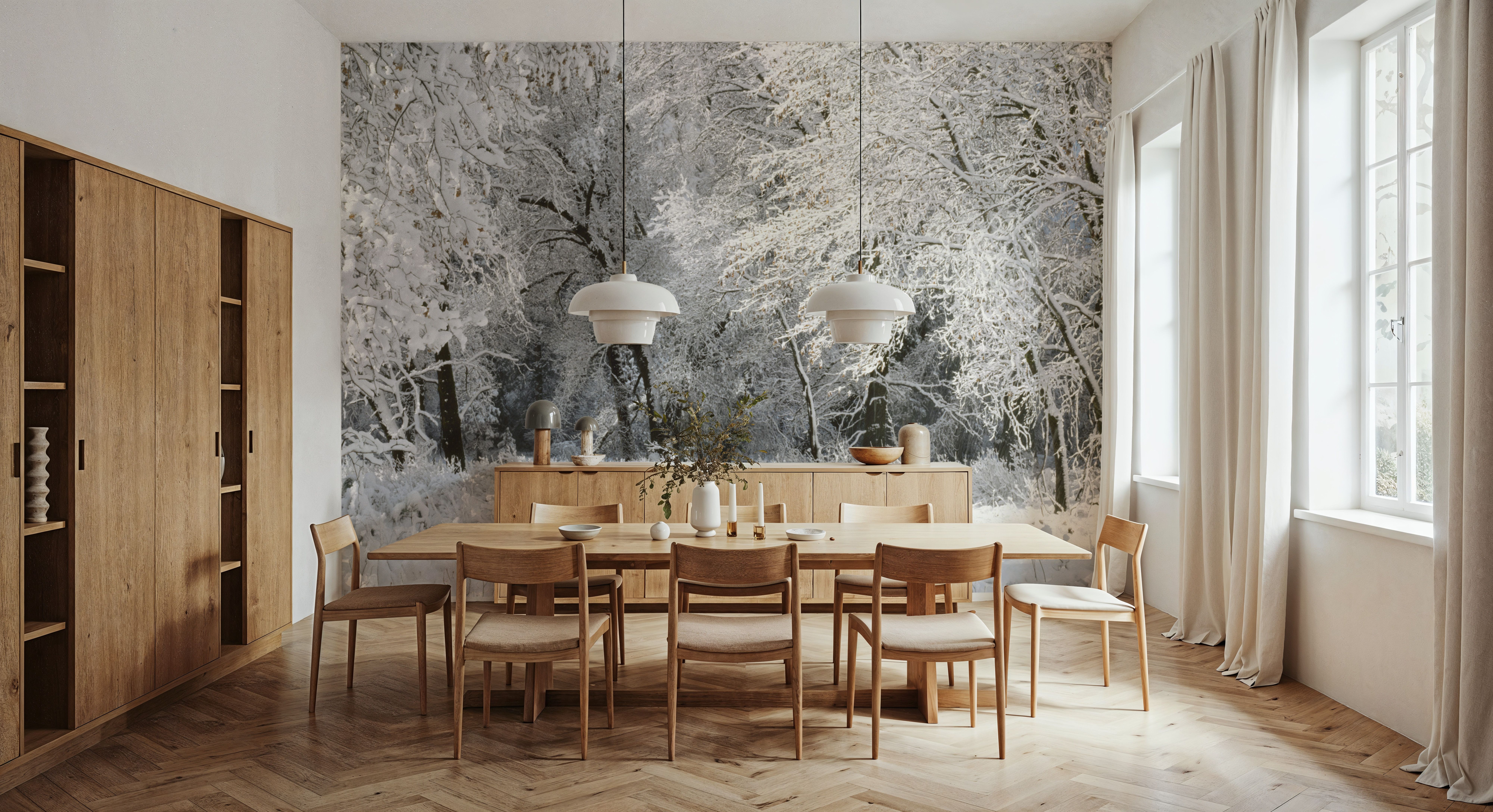 Frost-Laden Forest