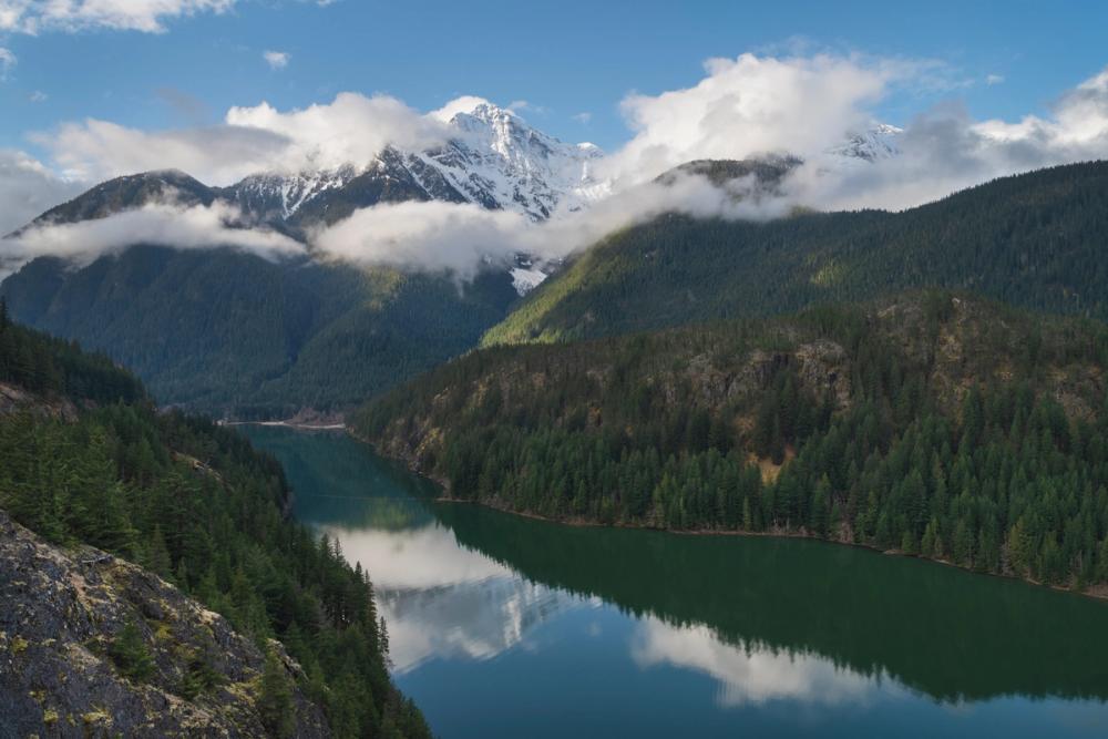 Diablo Lake and Colonial Peak