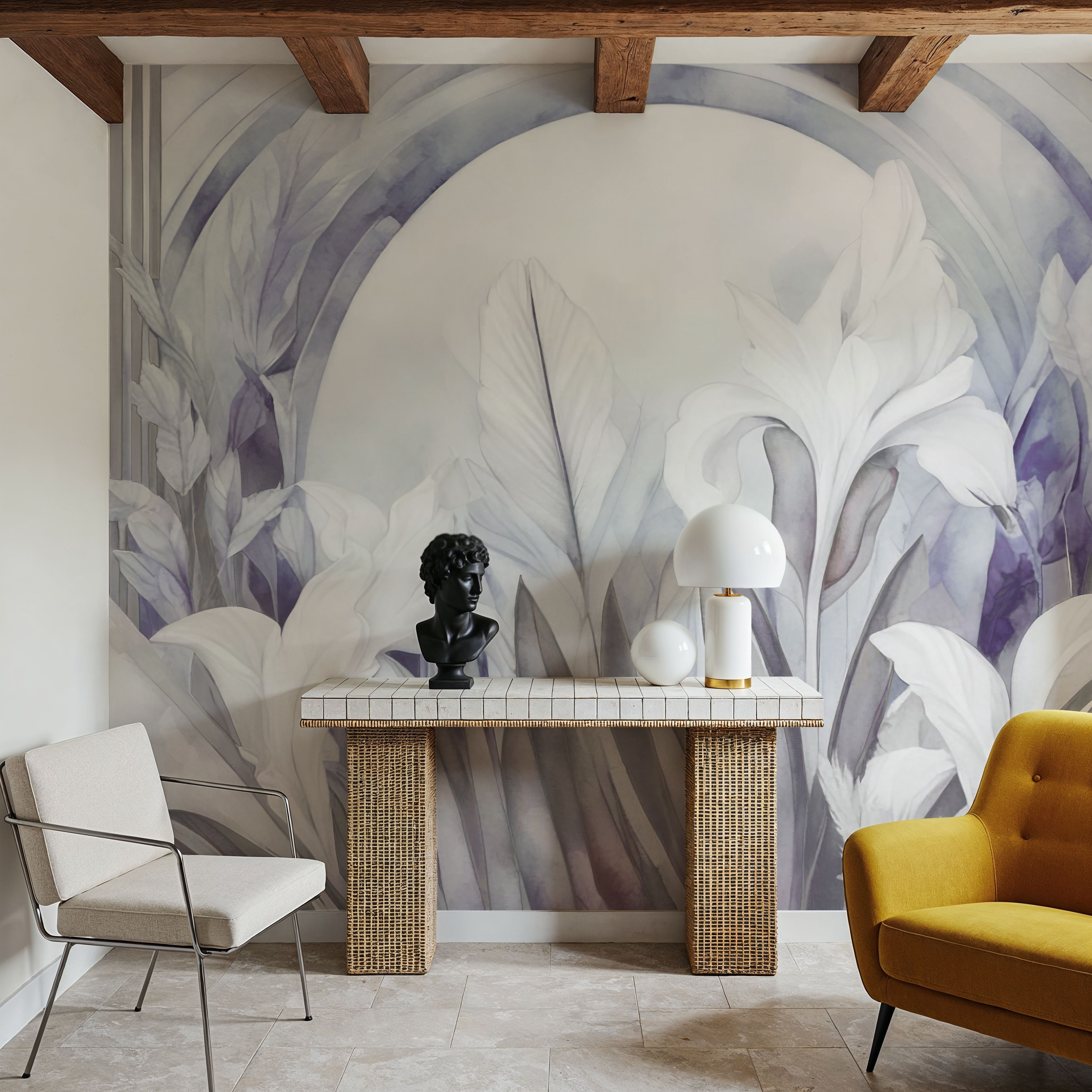 Irises at Sunrise Purple