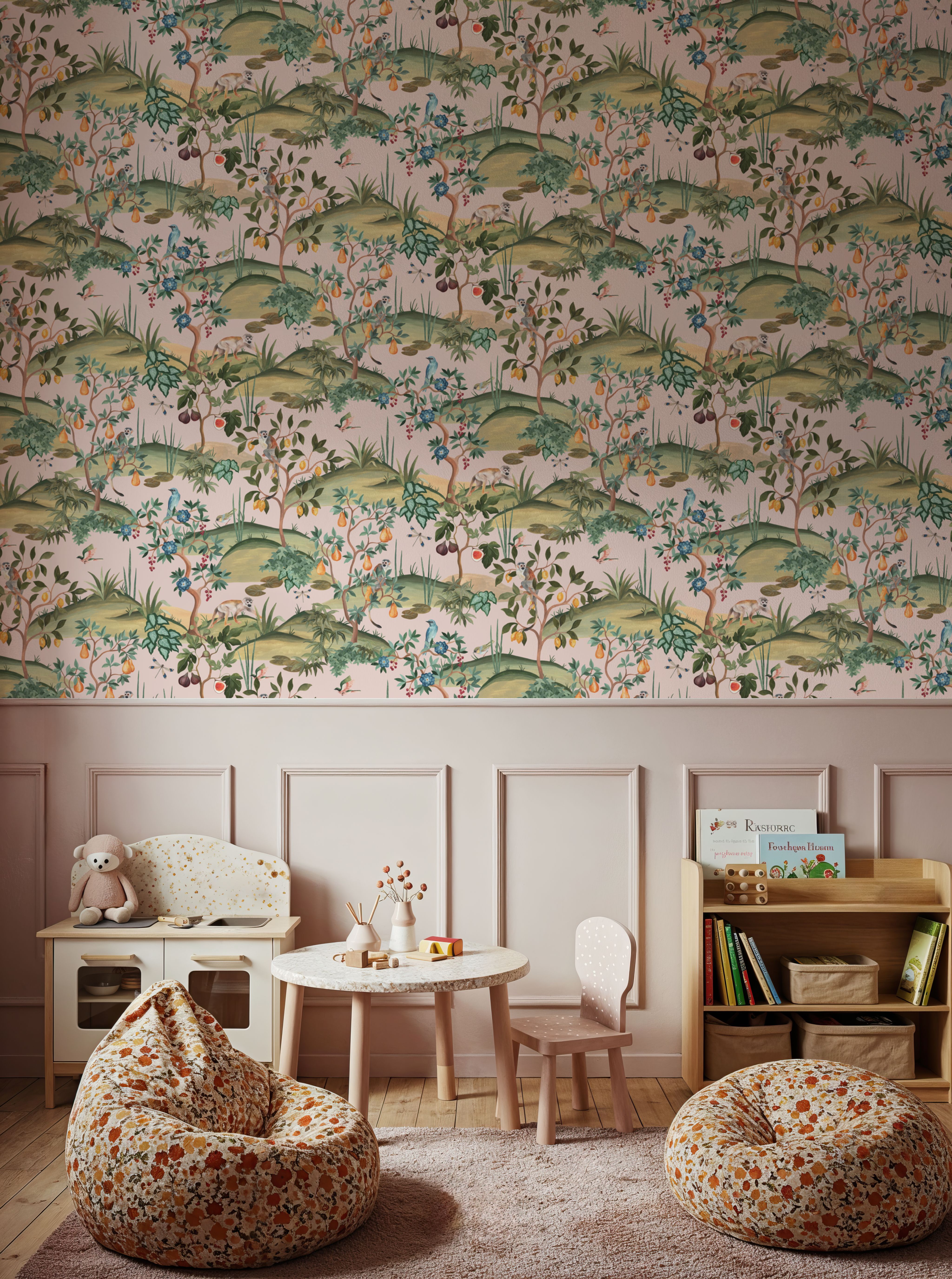 Orchard Reverie Pattern, Soft Pink