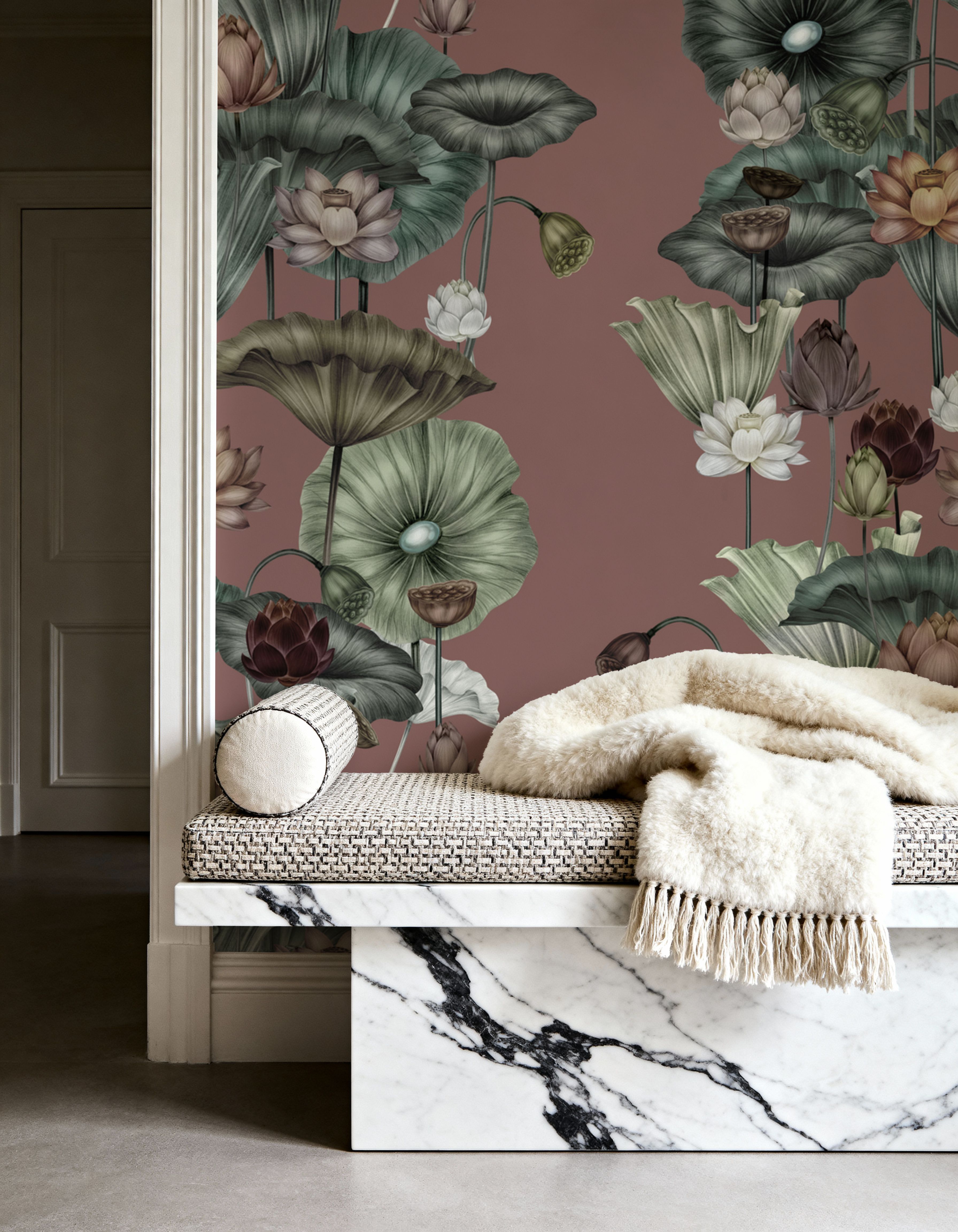 Magical Lotus, Rose, Wallpaper