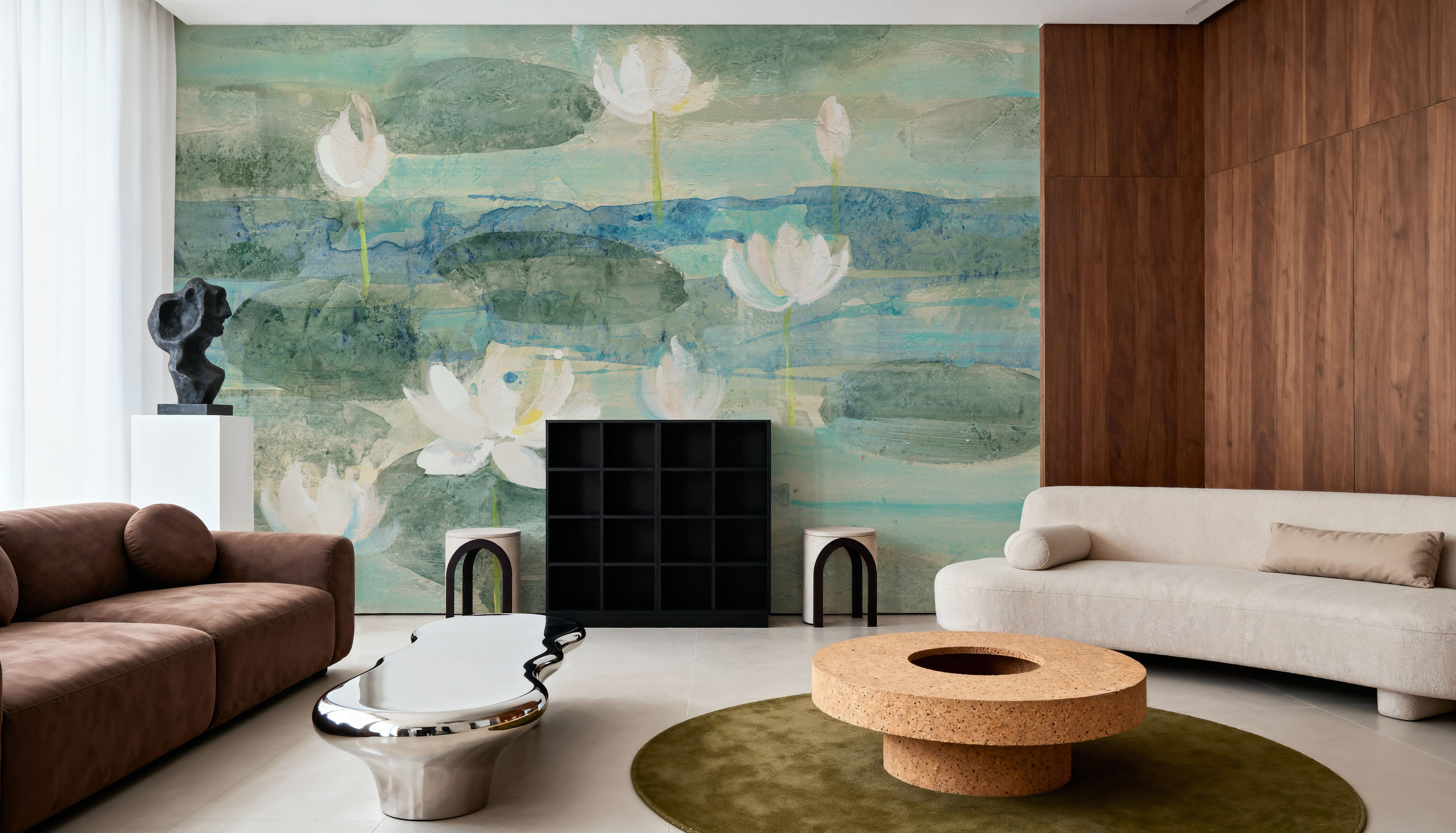 Water Lilies Bright, Wallpaper