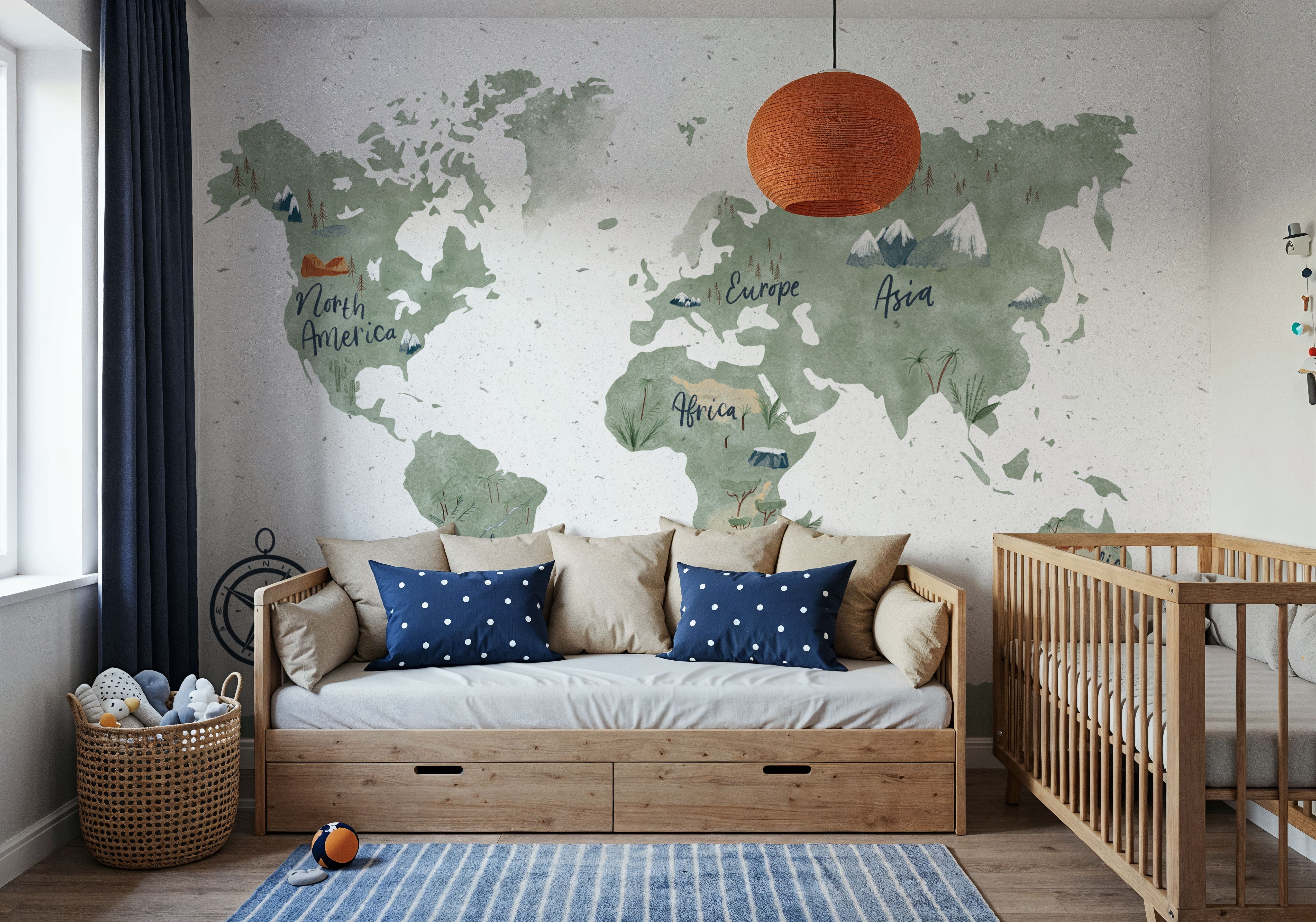 Scandi Map White