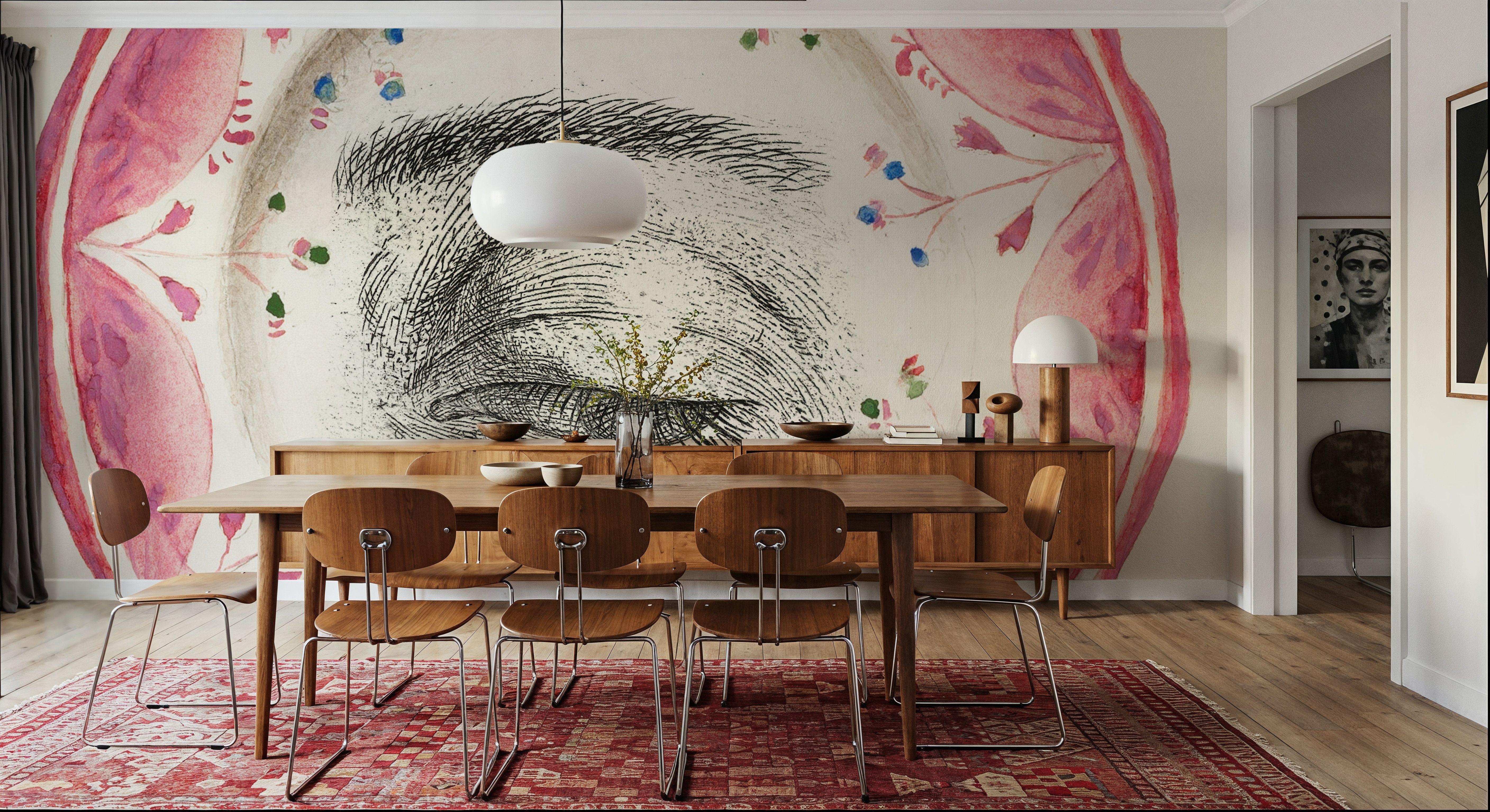 Eyes Are Watching III, Papel pintado