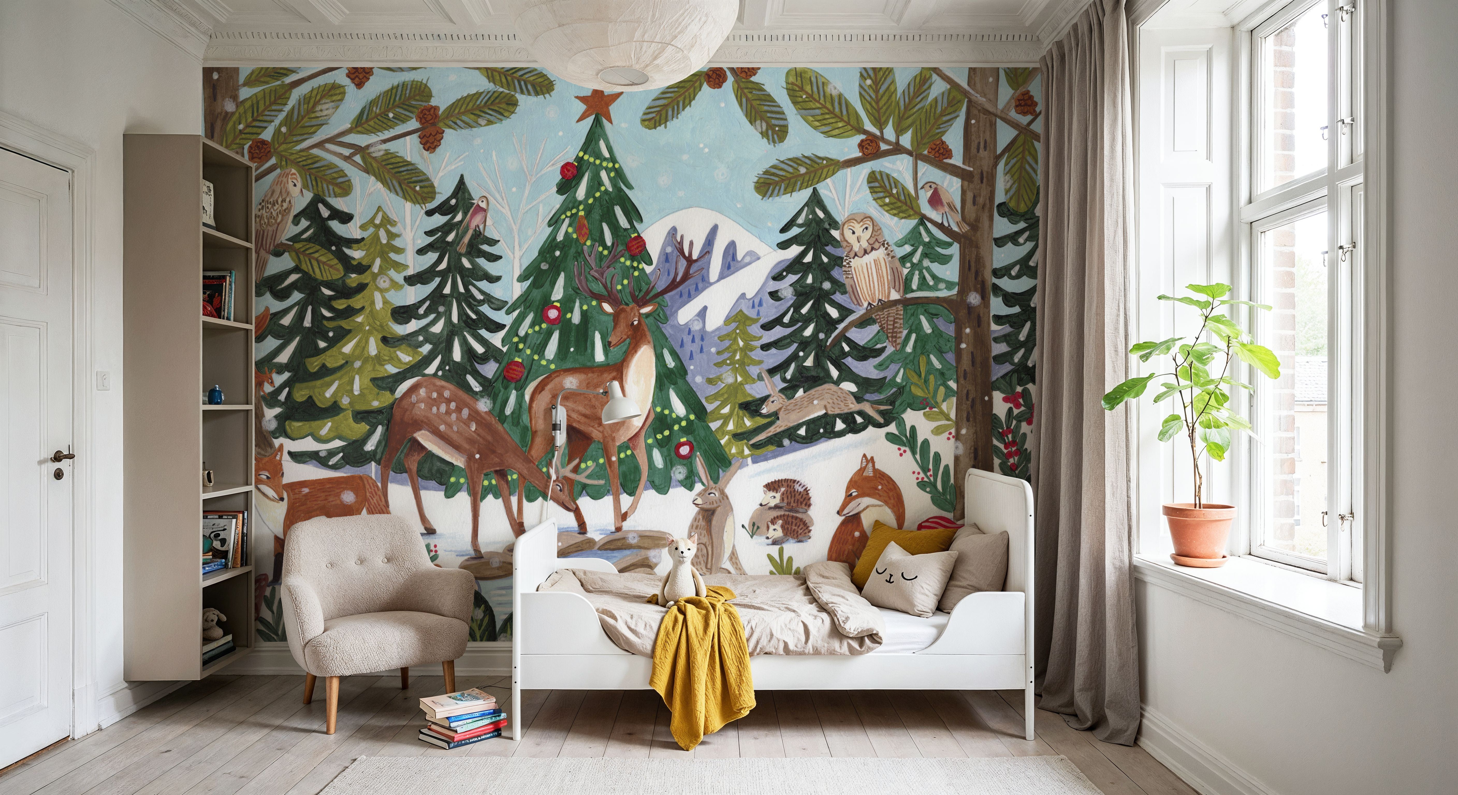 Animal Winter Scene