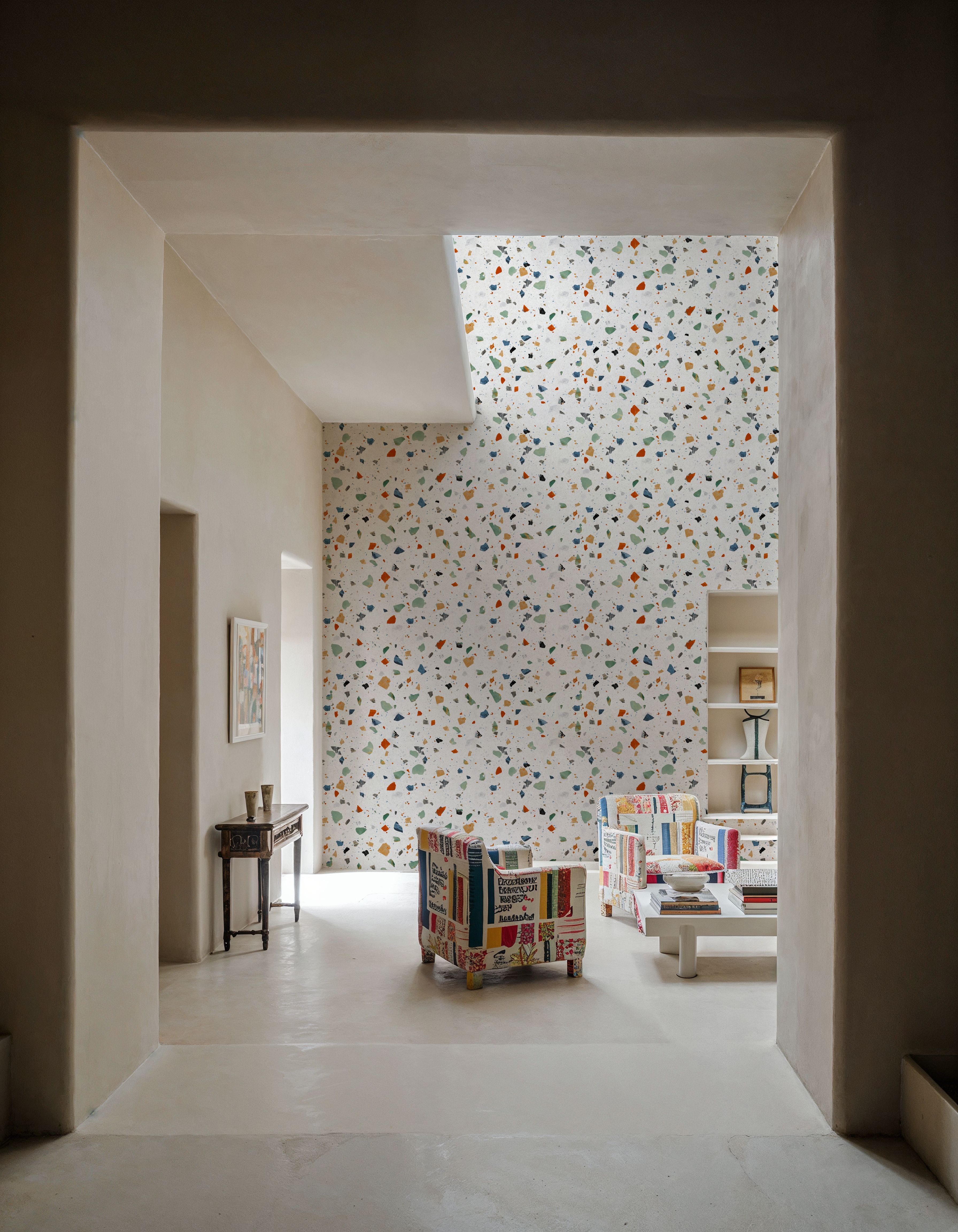 Terrazzo Multi Small, Chalk