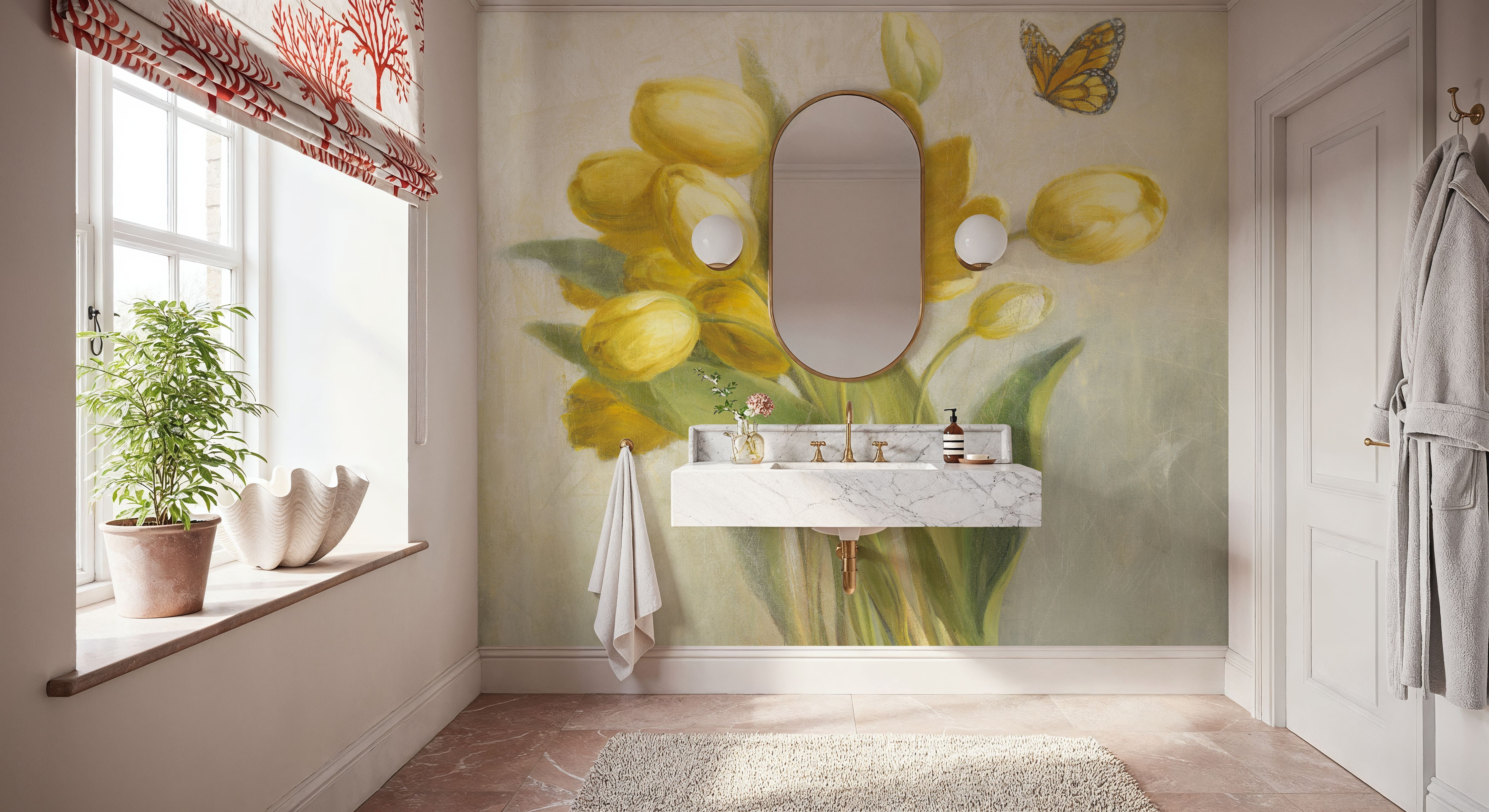 Yellow French Tulips