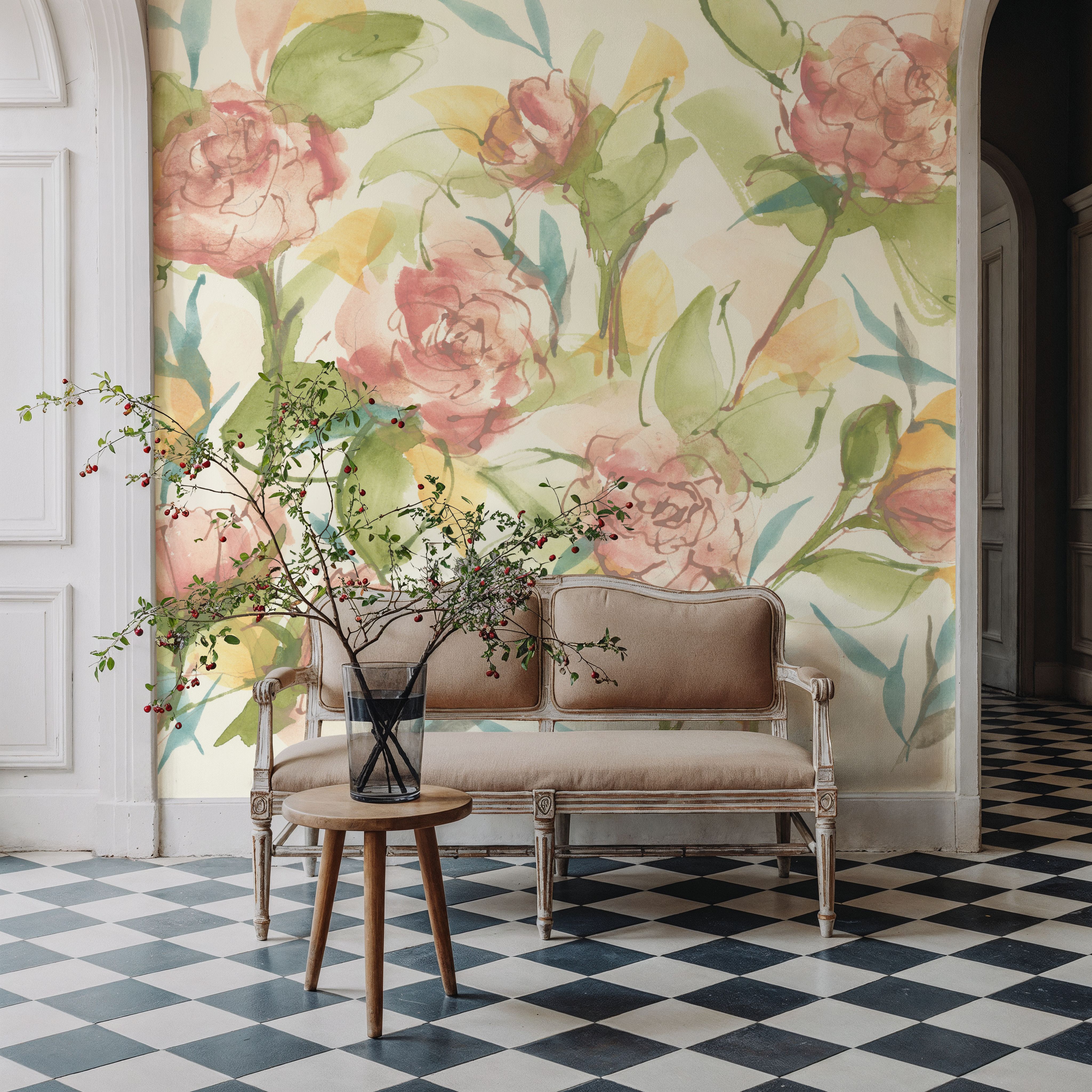 Blush Camellias