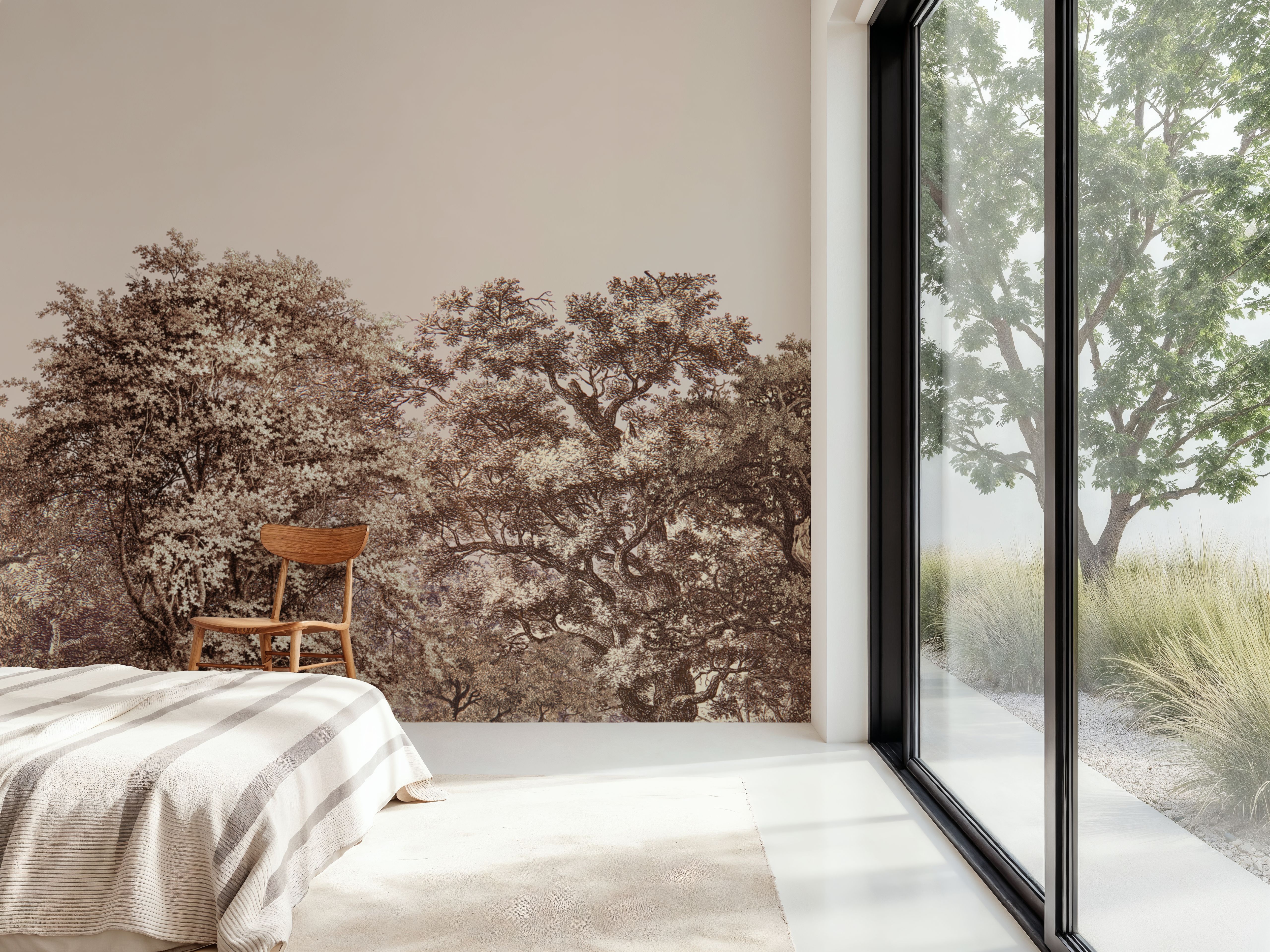 Over the Treetops, Sepia, Wallpaper