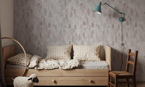 Forest Cabins, Blush Pink