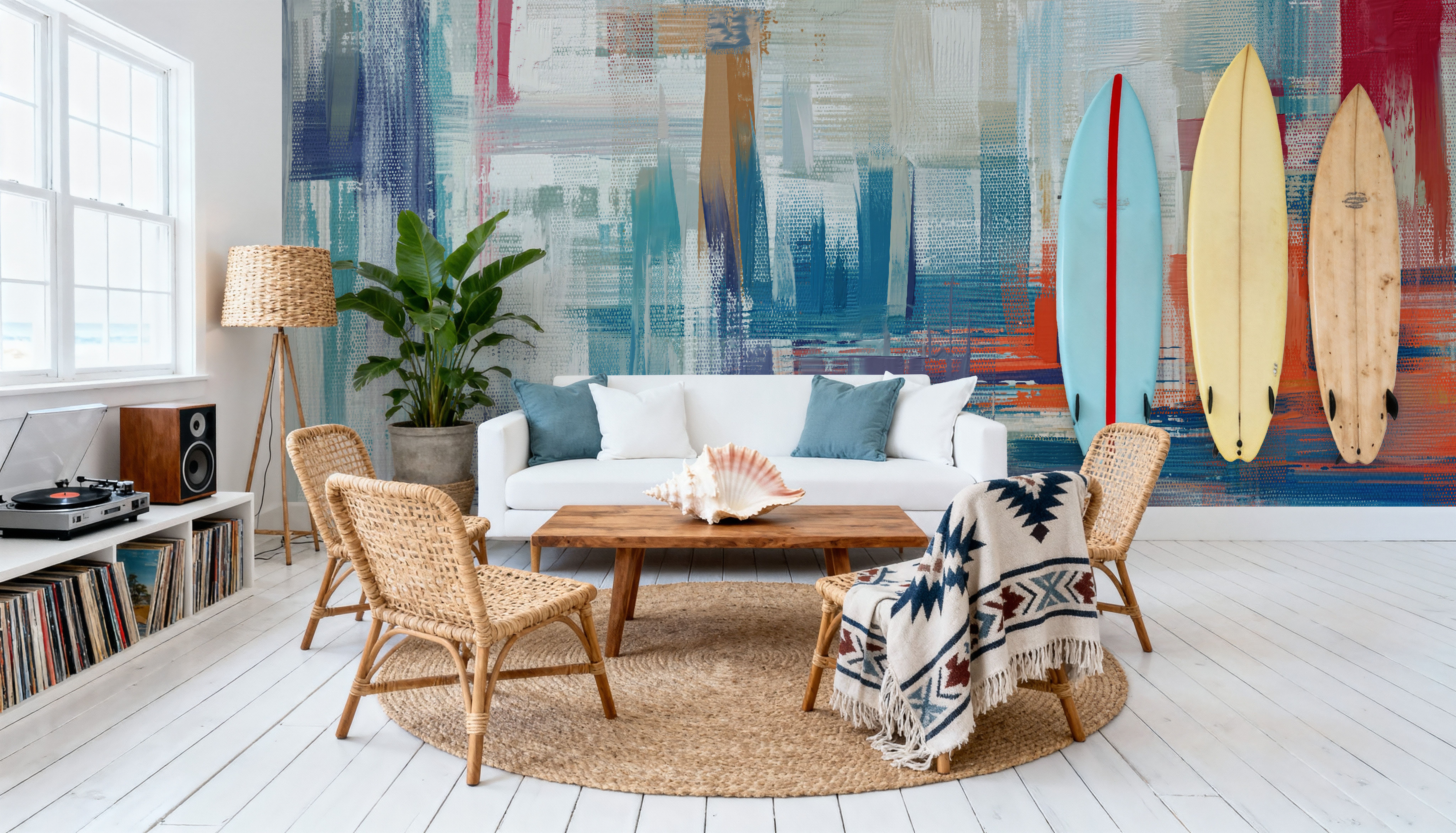 Sense Of The City, White And Blue