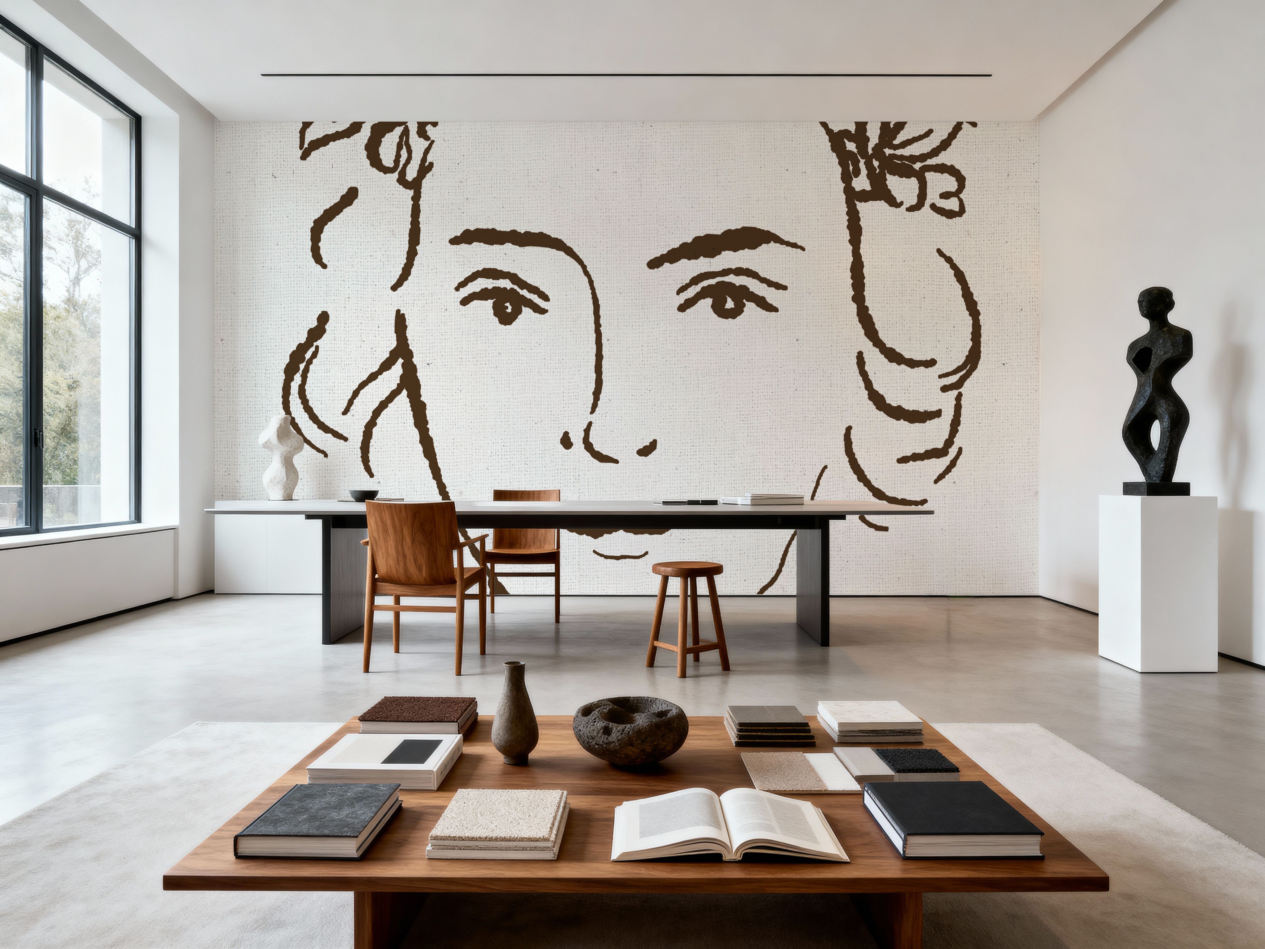 French Garden Portrait