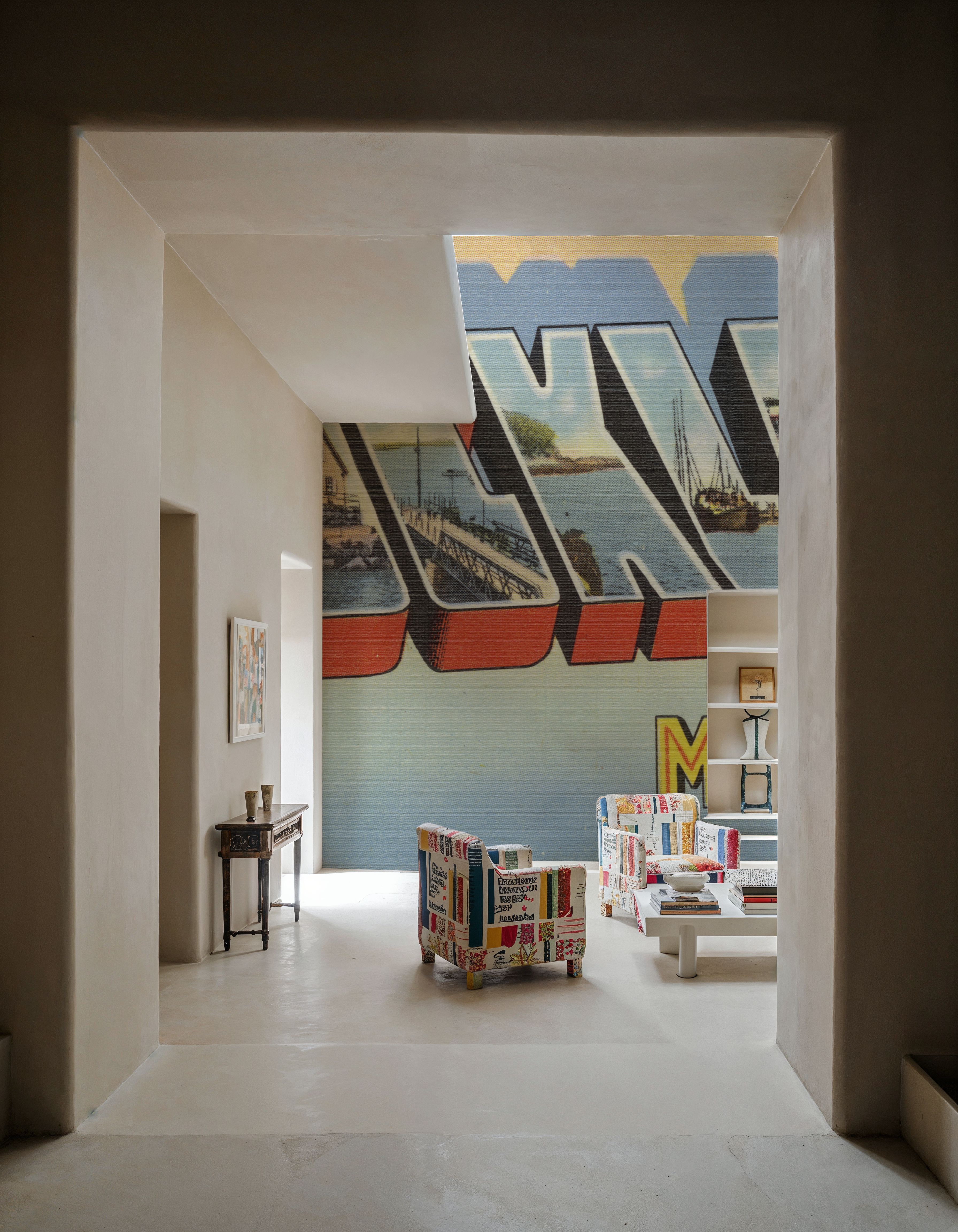 Greetings from Rockland - Screenprint Postcard