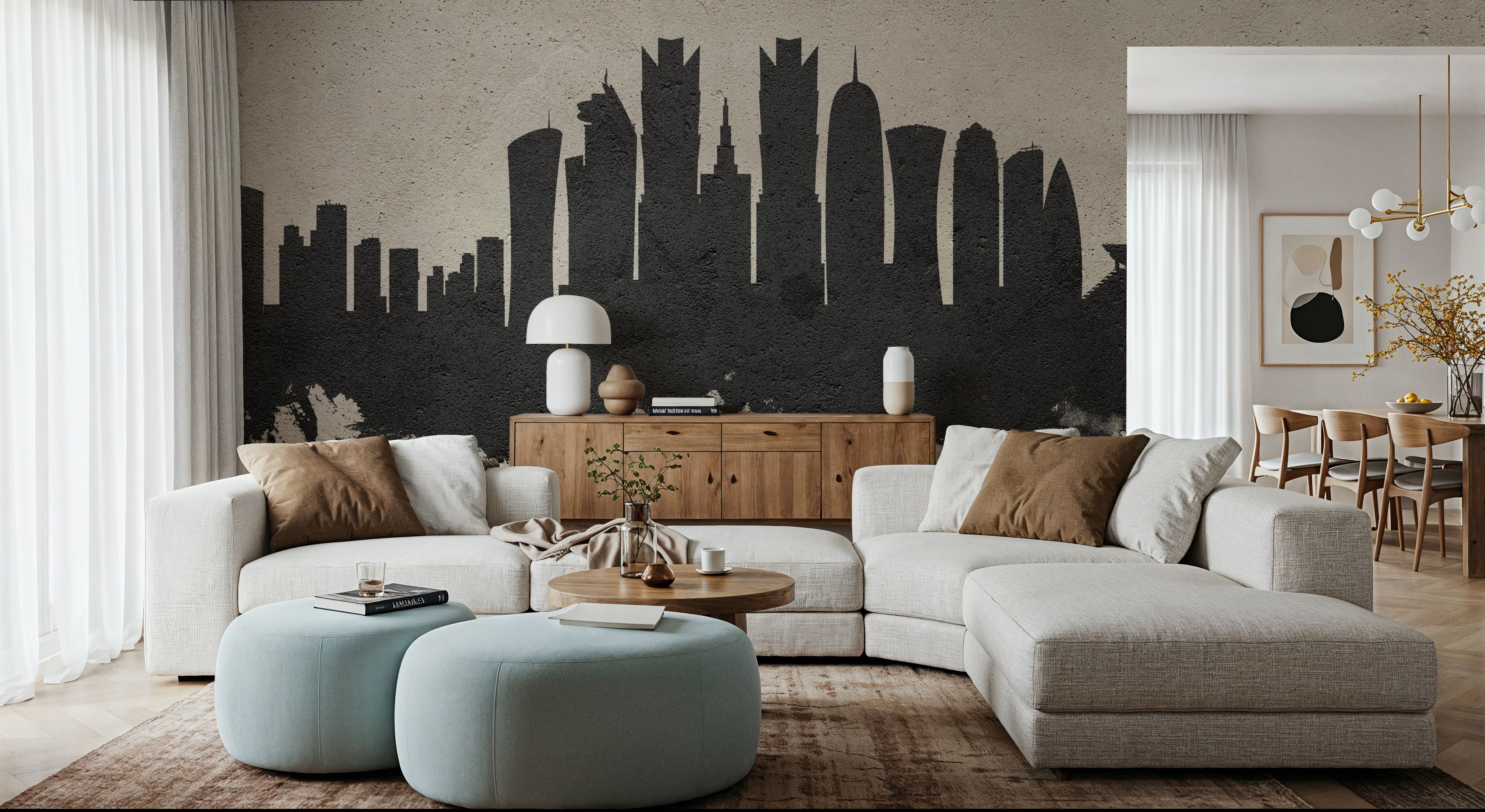 Doha Qatar Skyline Concrete