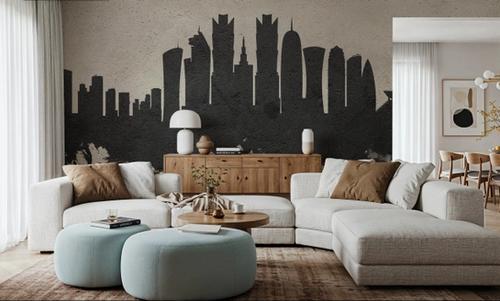 Doha Qatar Skyline Concrete