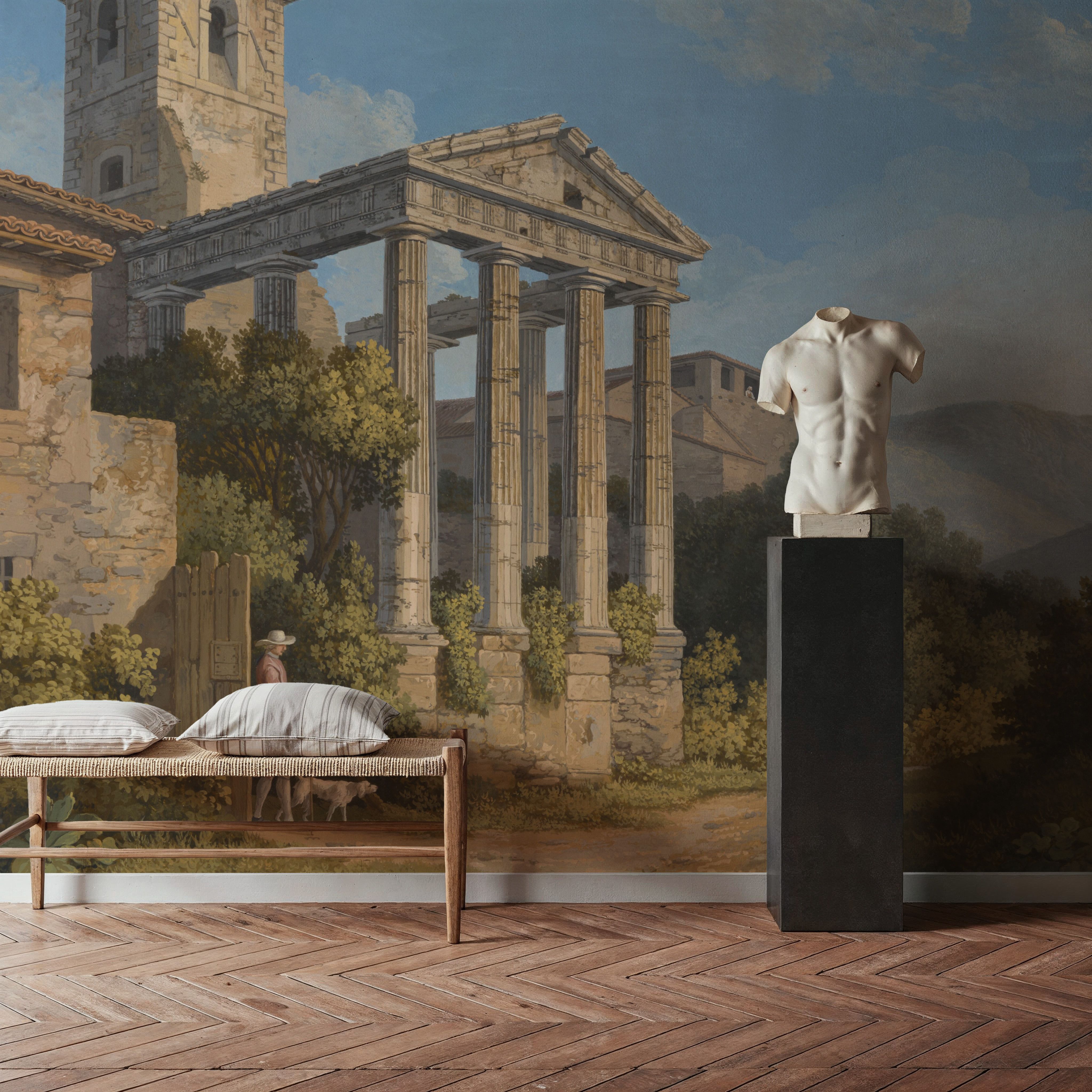 The Temple of Hercules in Cori