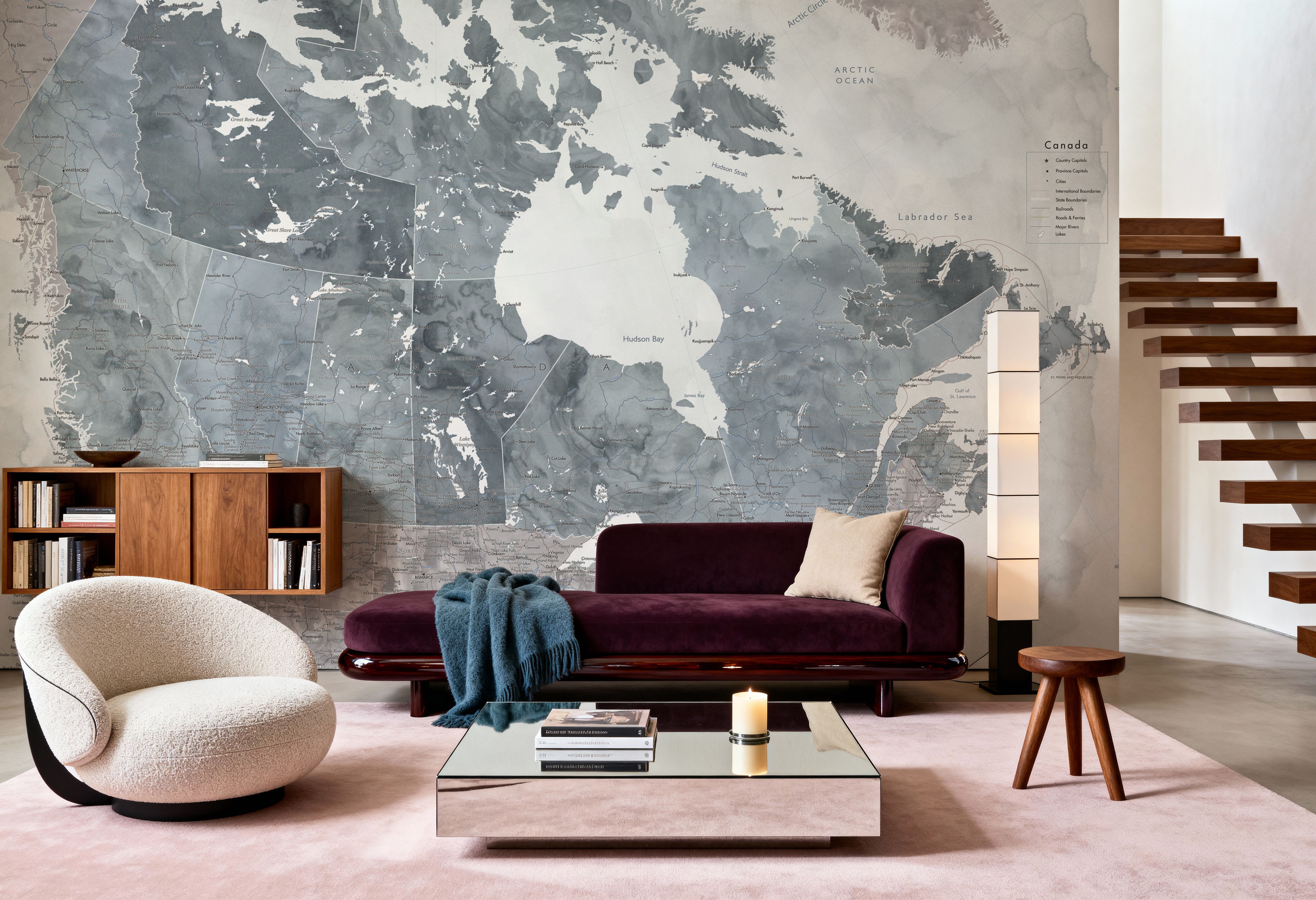 Canada Map Detailed - Estela