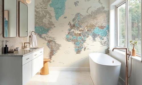World Map Cities - Romi