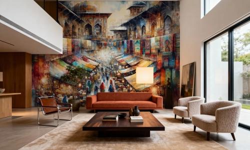 Bazaar's Symphony of Colors