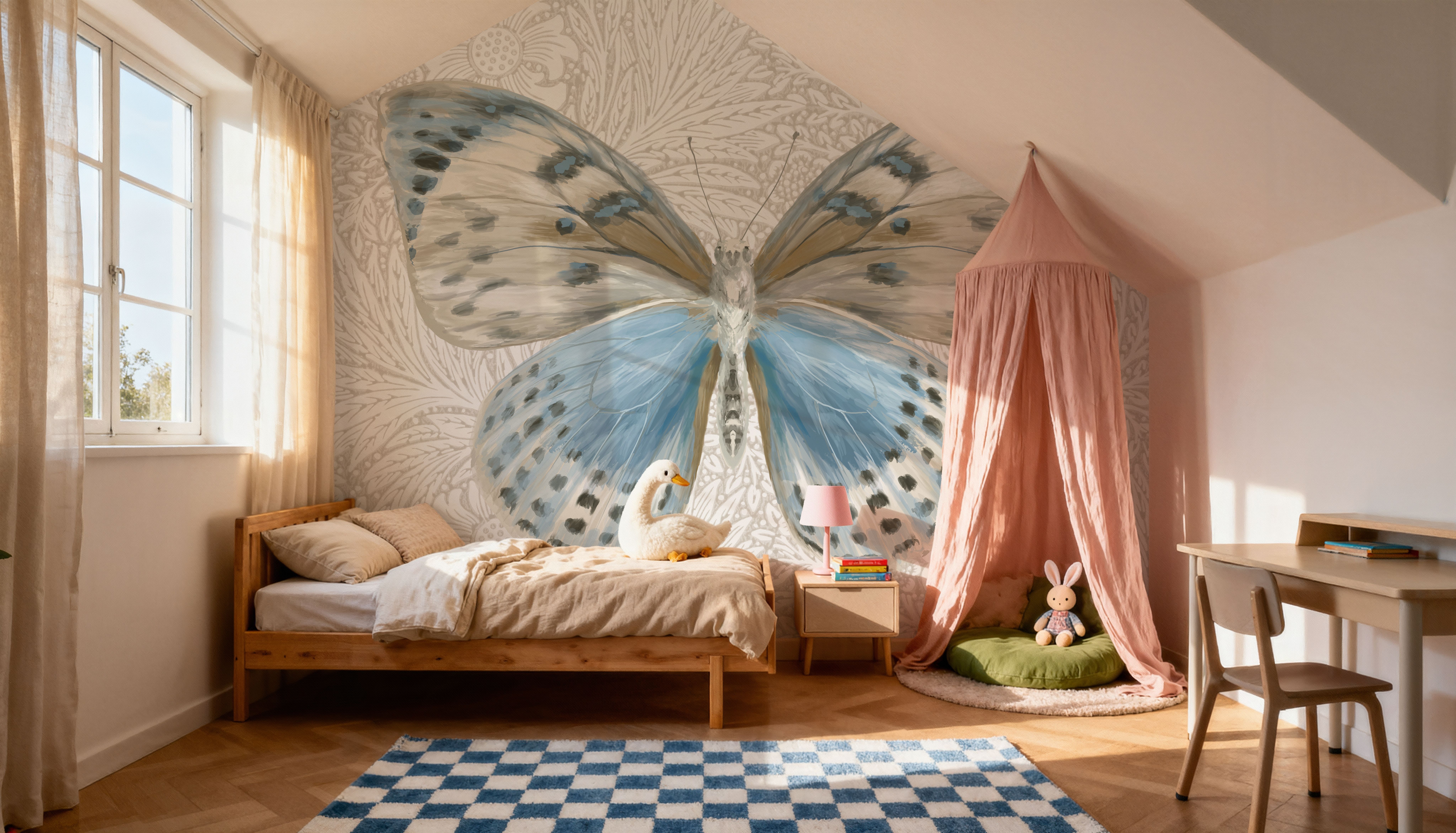 Beetles and Butterflies IV, Behang