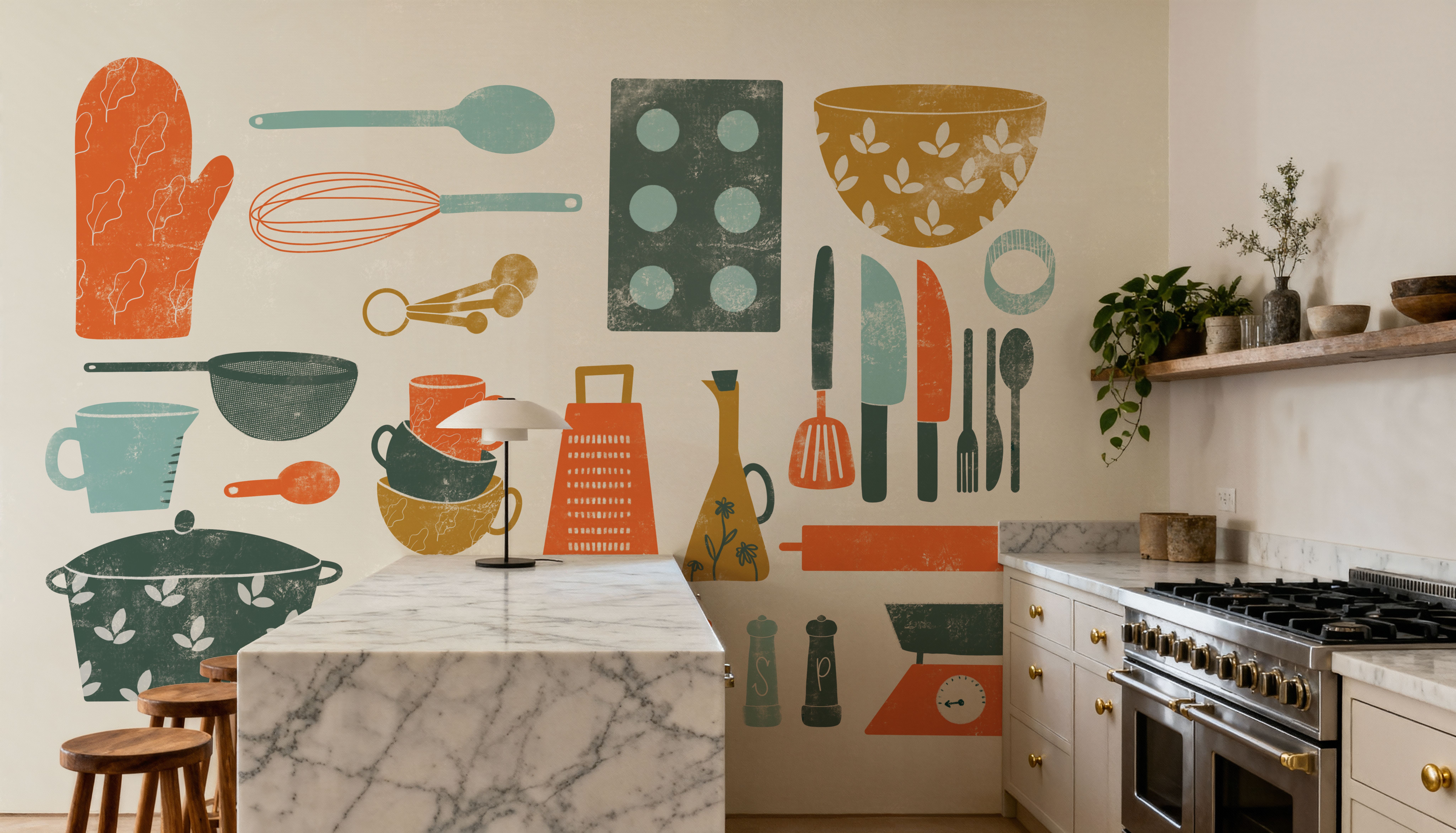 Retro Kitchen Map