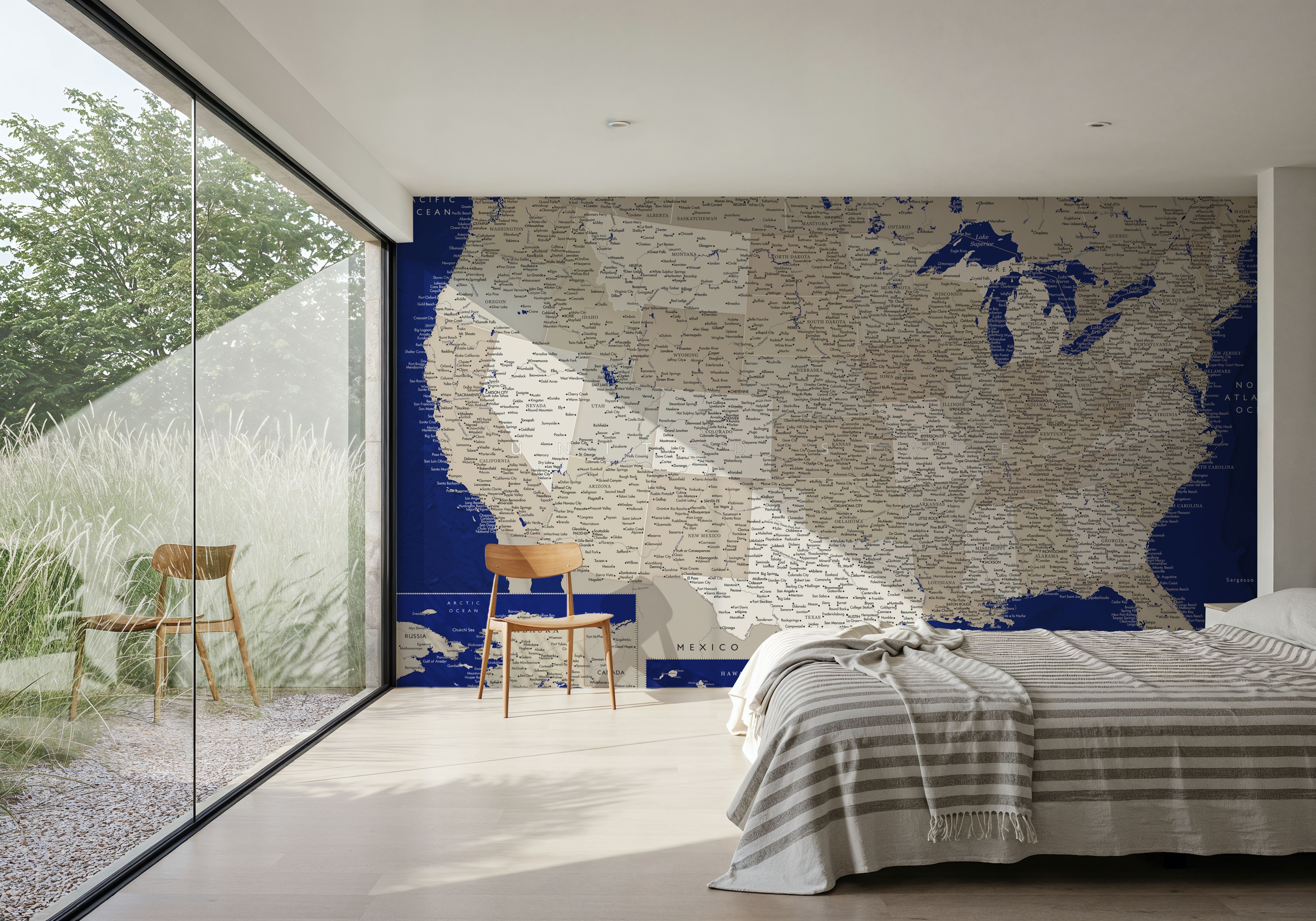 US Map Detailed - Kameryn