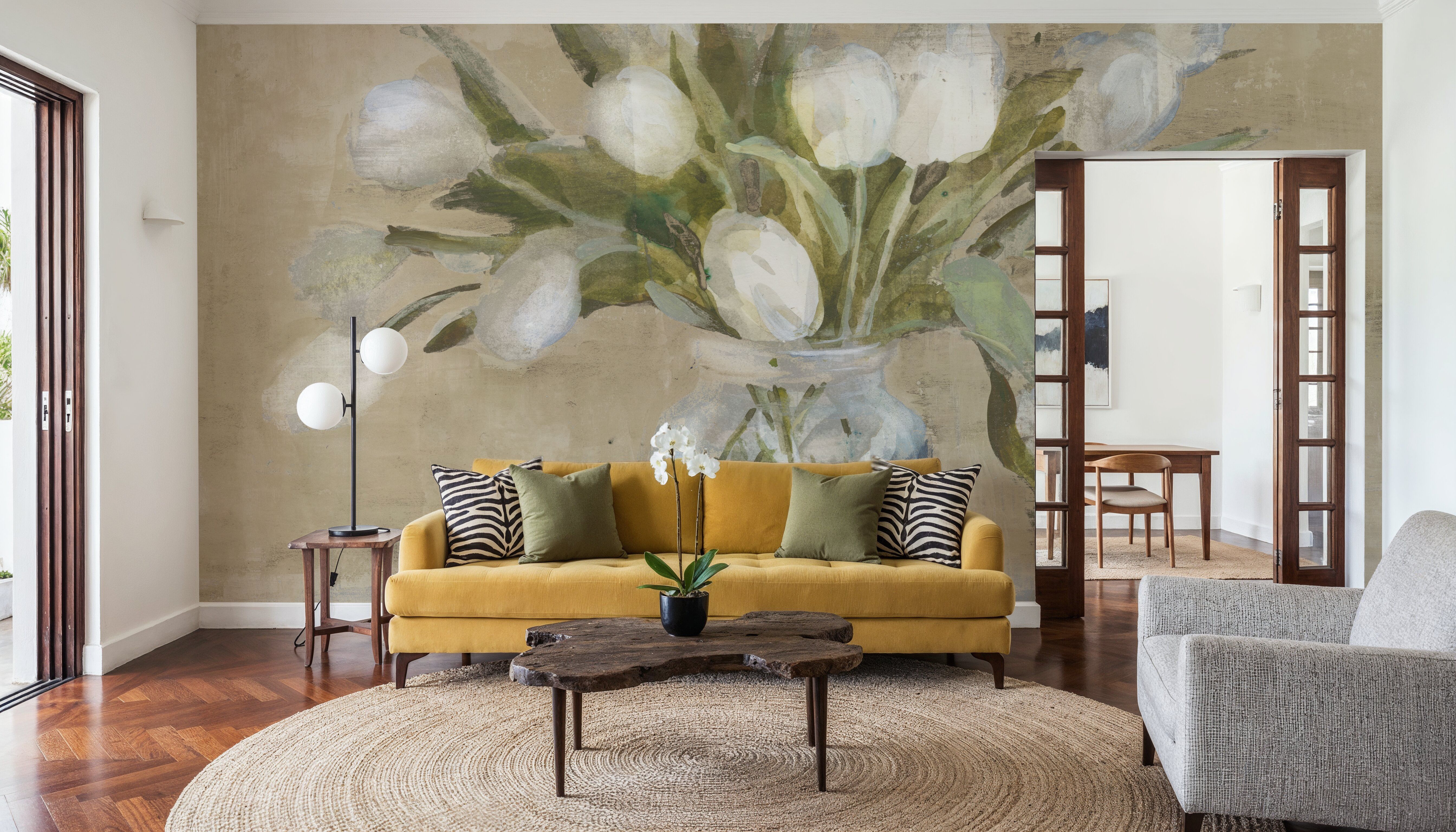 April Tulips Neutral