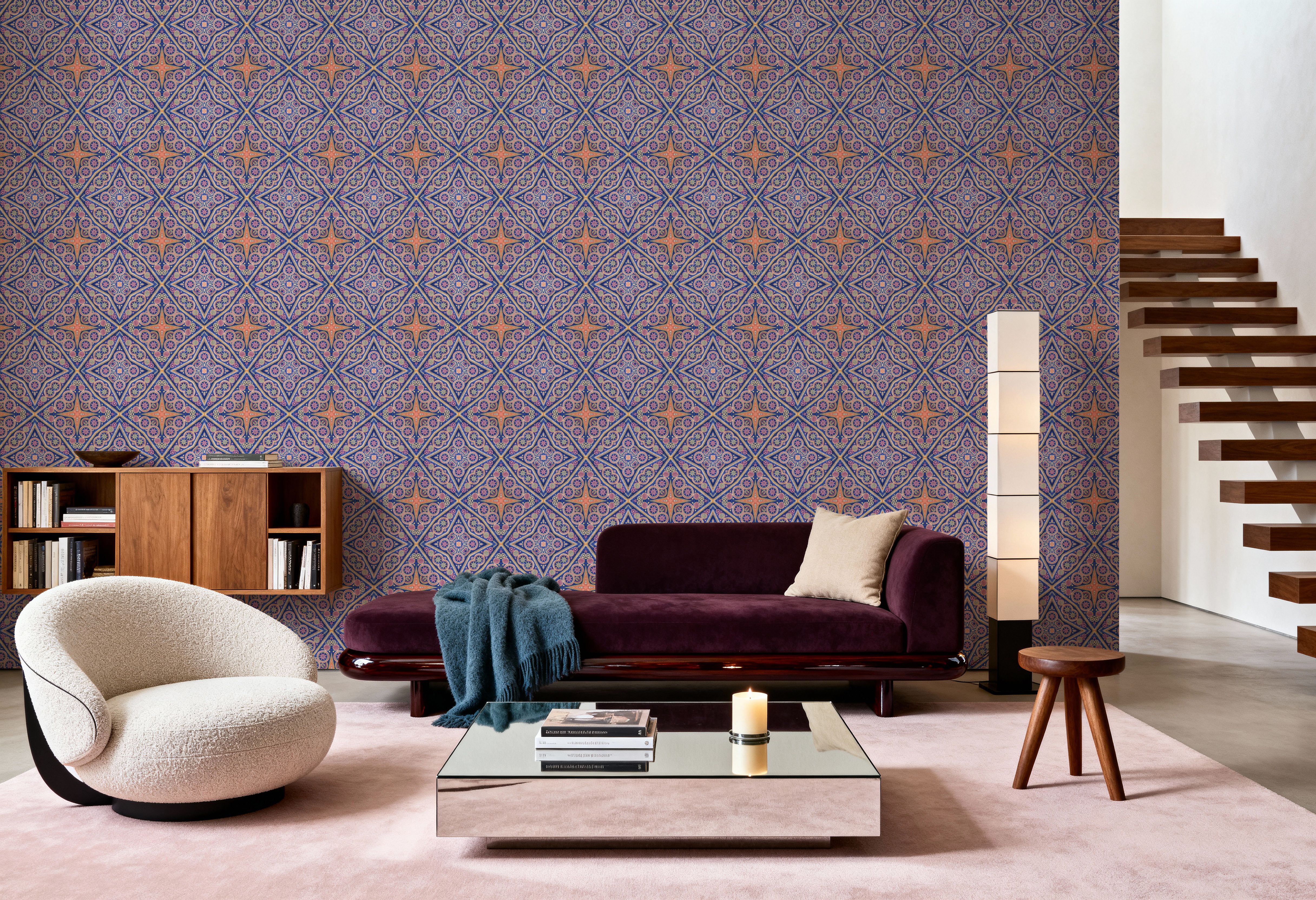 Textile Mosaic, Wallpaper