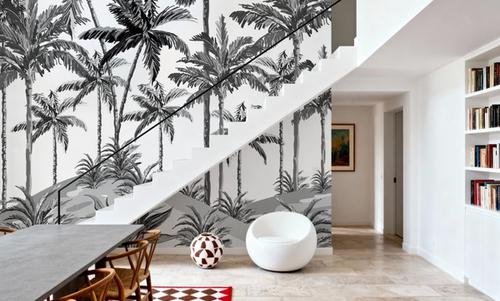 Playful Palms BW
