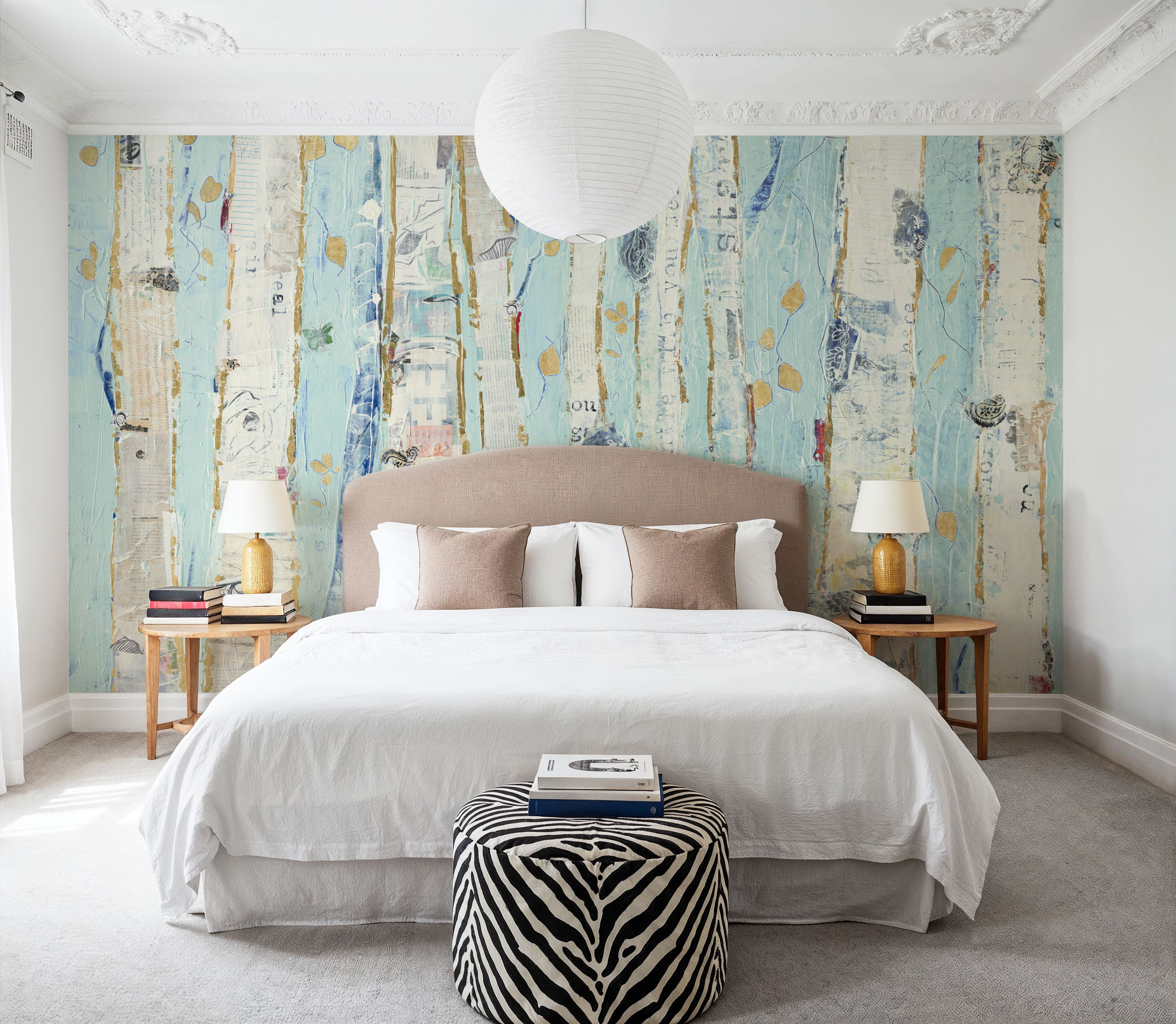 Far From Blue III Gold Leaves