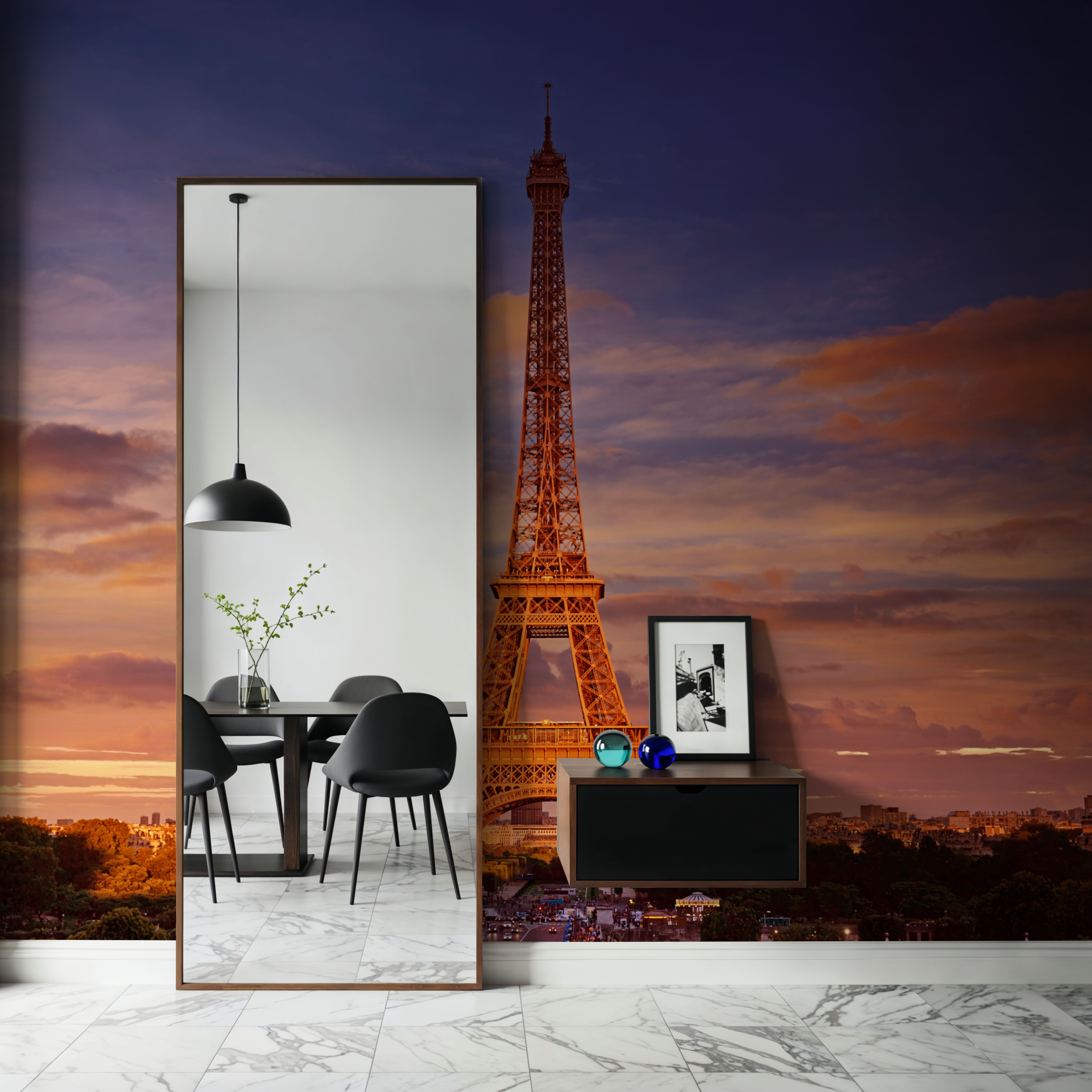 Eiffel Tower at Sunset