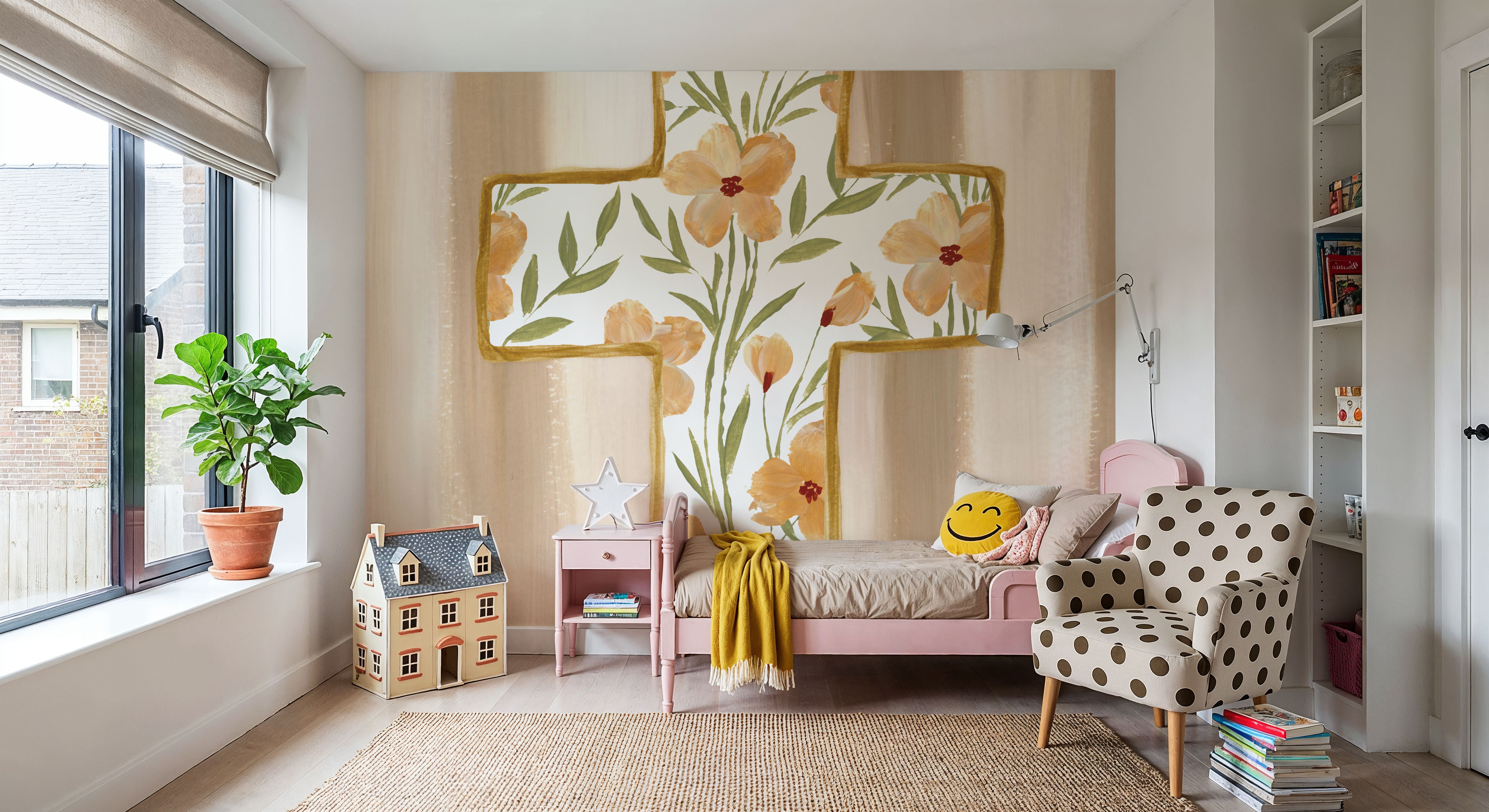 Floral Cross I, Tapet