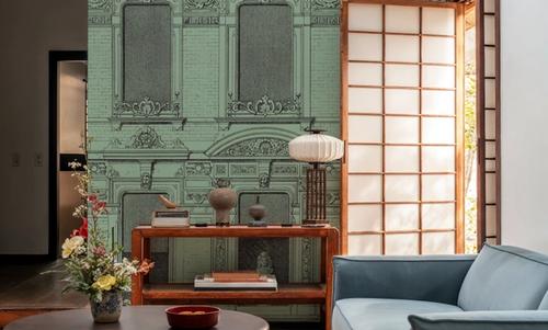 Vintage Facade, Green