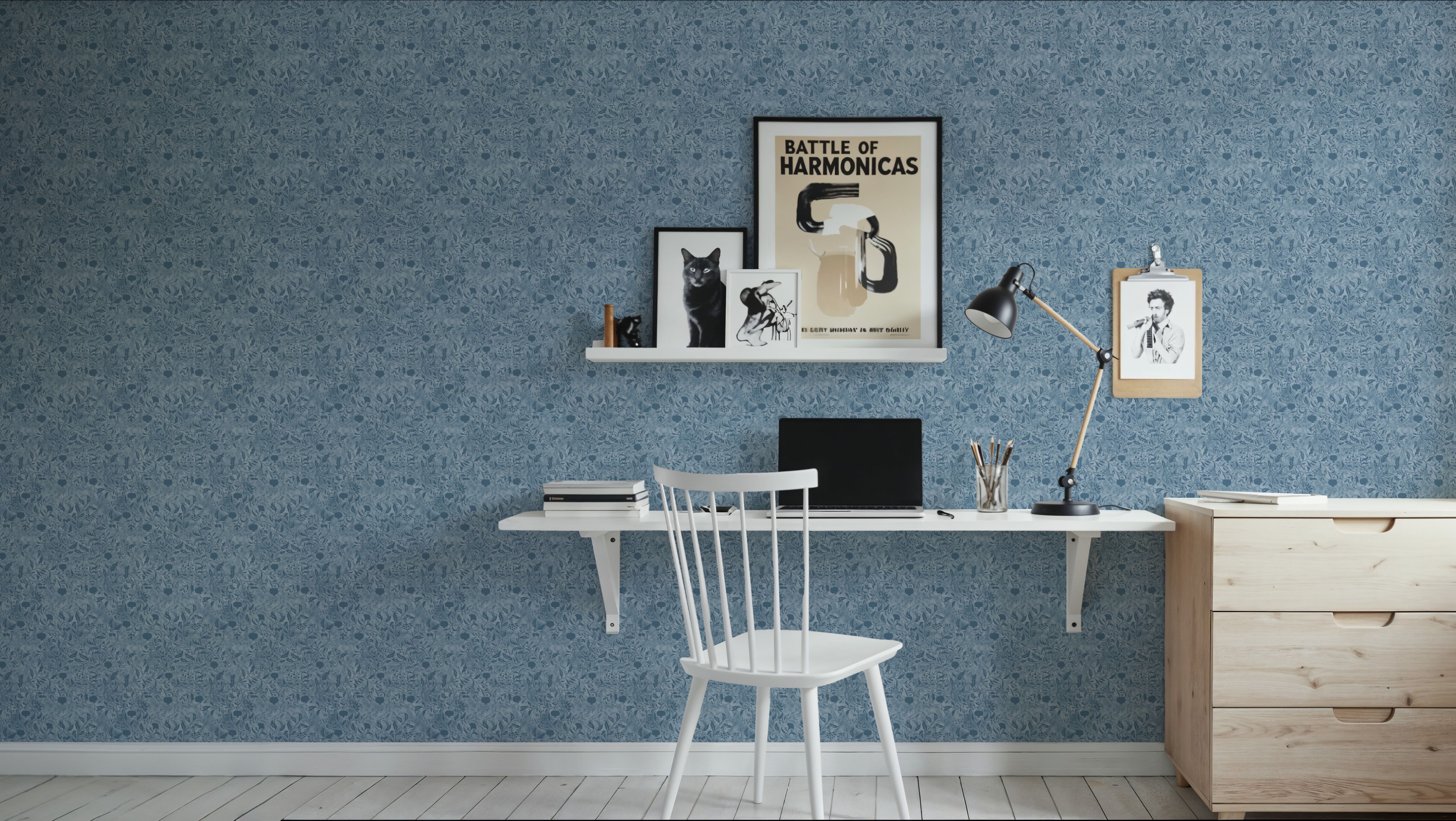 Pomegranate Grove, French Blue
