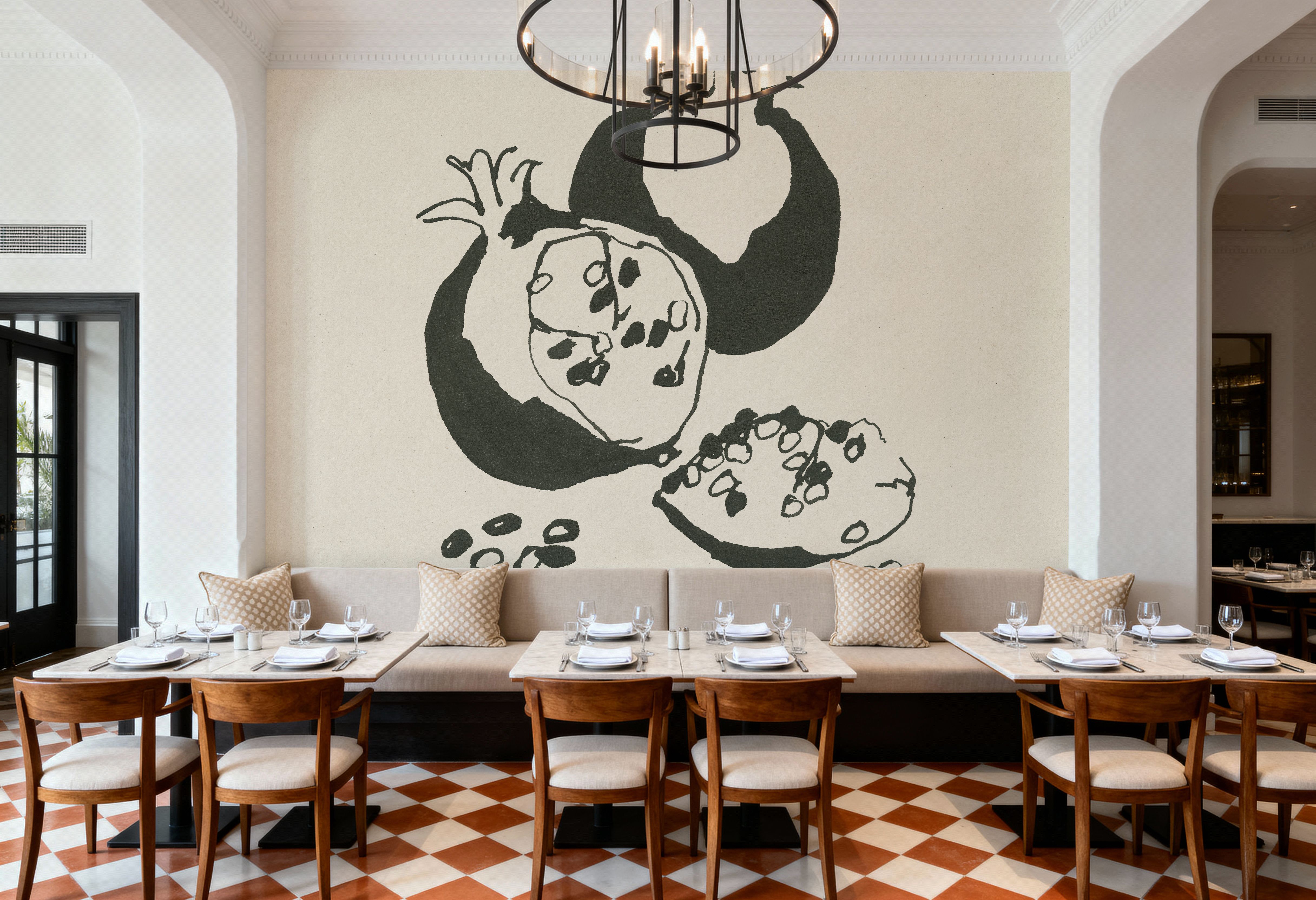 Pomegranate II Cream