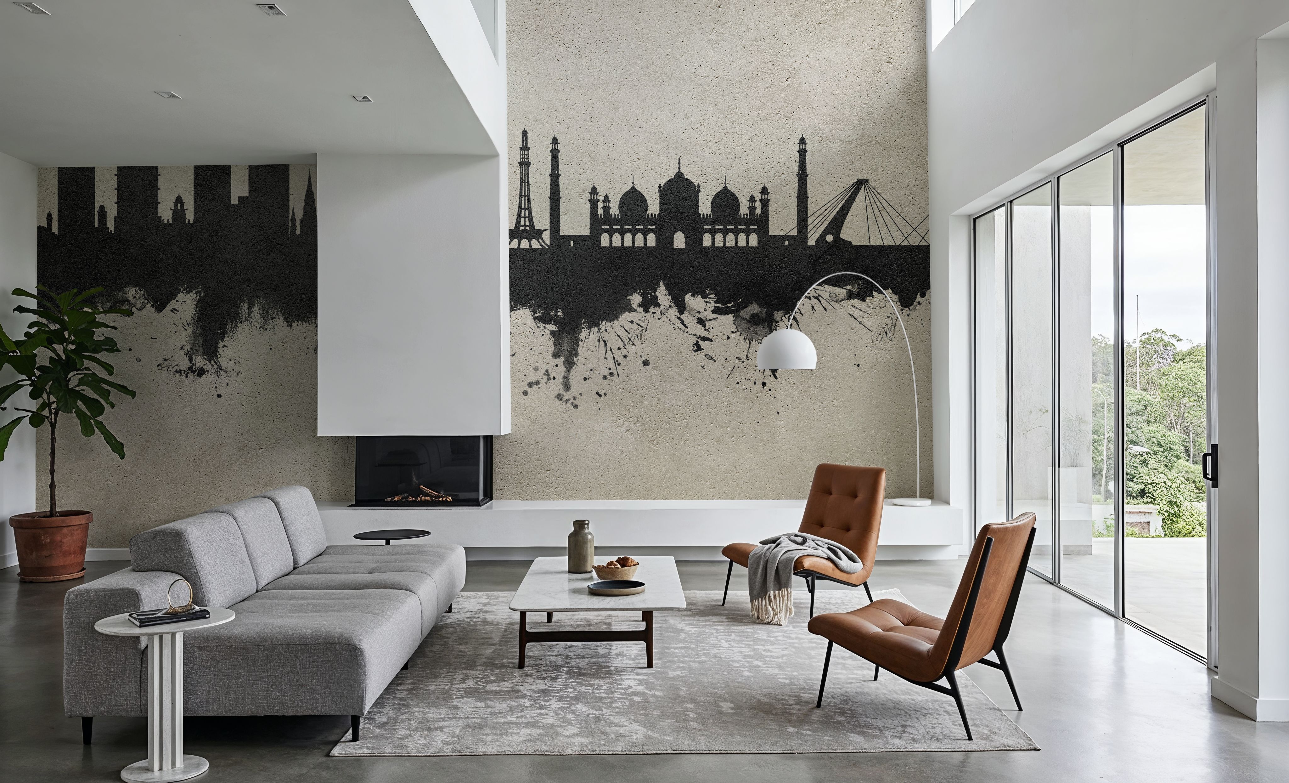 Lahore Pakistan Skyline Concrete