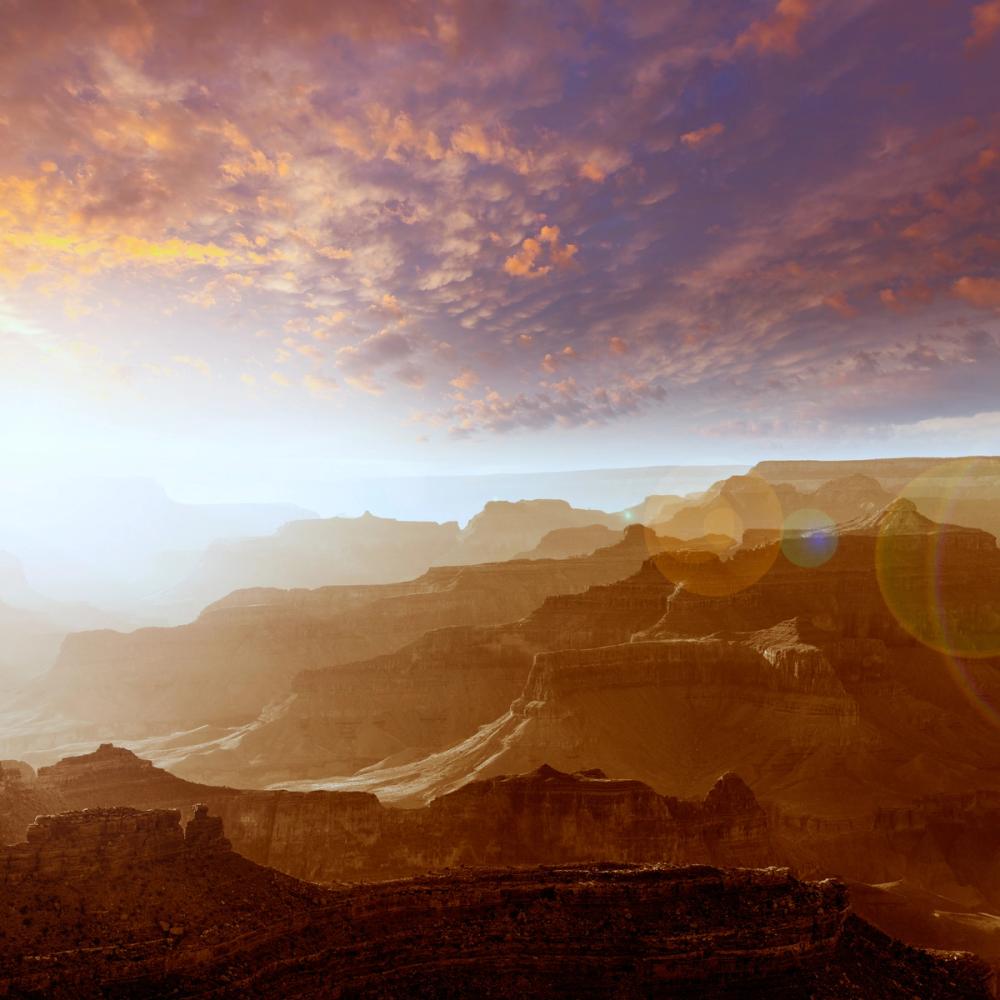 Grand Canyon Sunset Mist