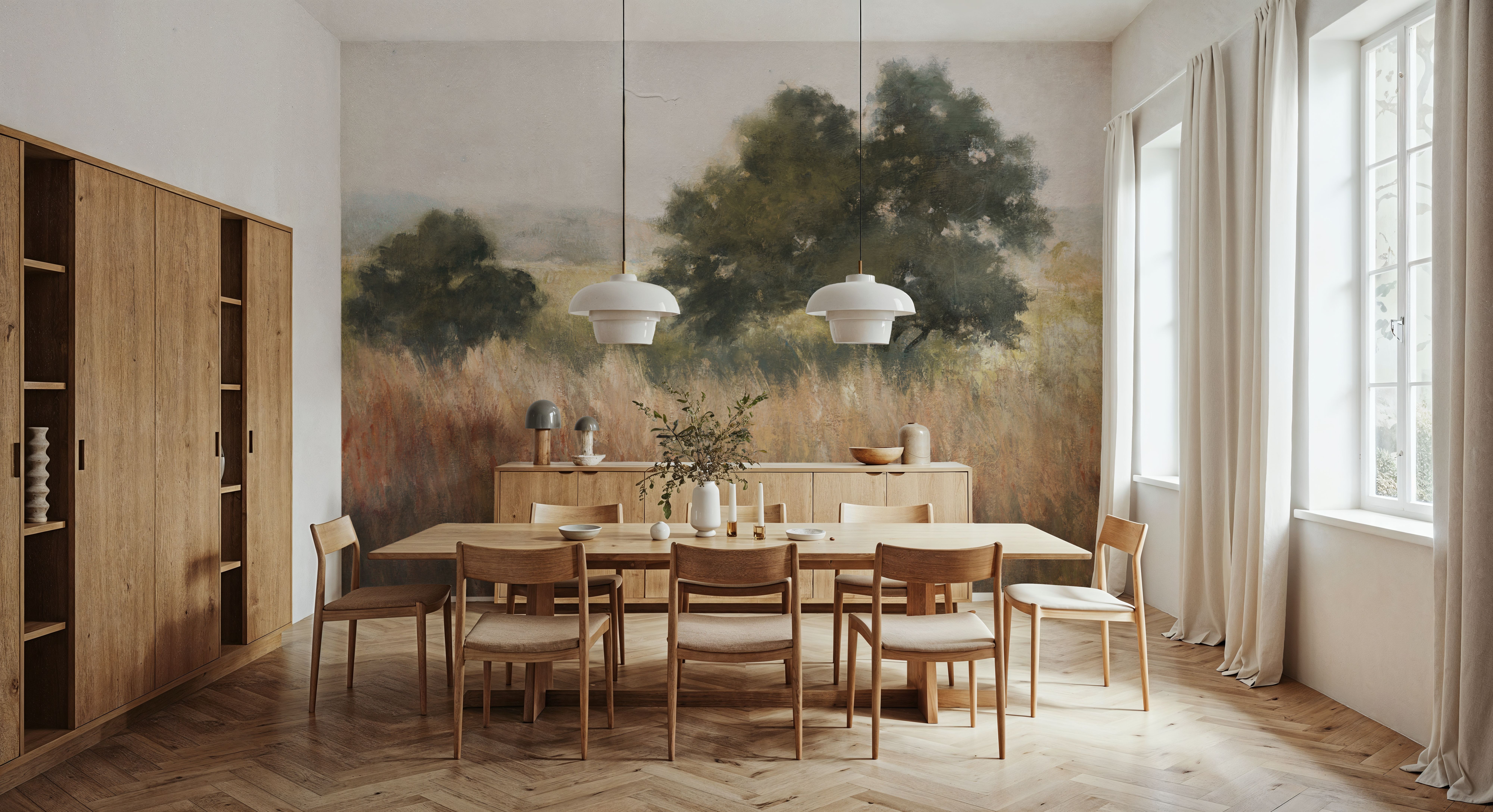 Meadowland Country Traditions, Wallpaper