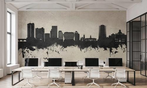 Stamford Connecticut Skyline Concrete